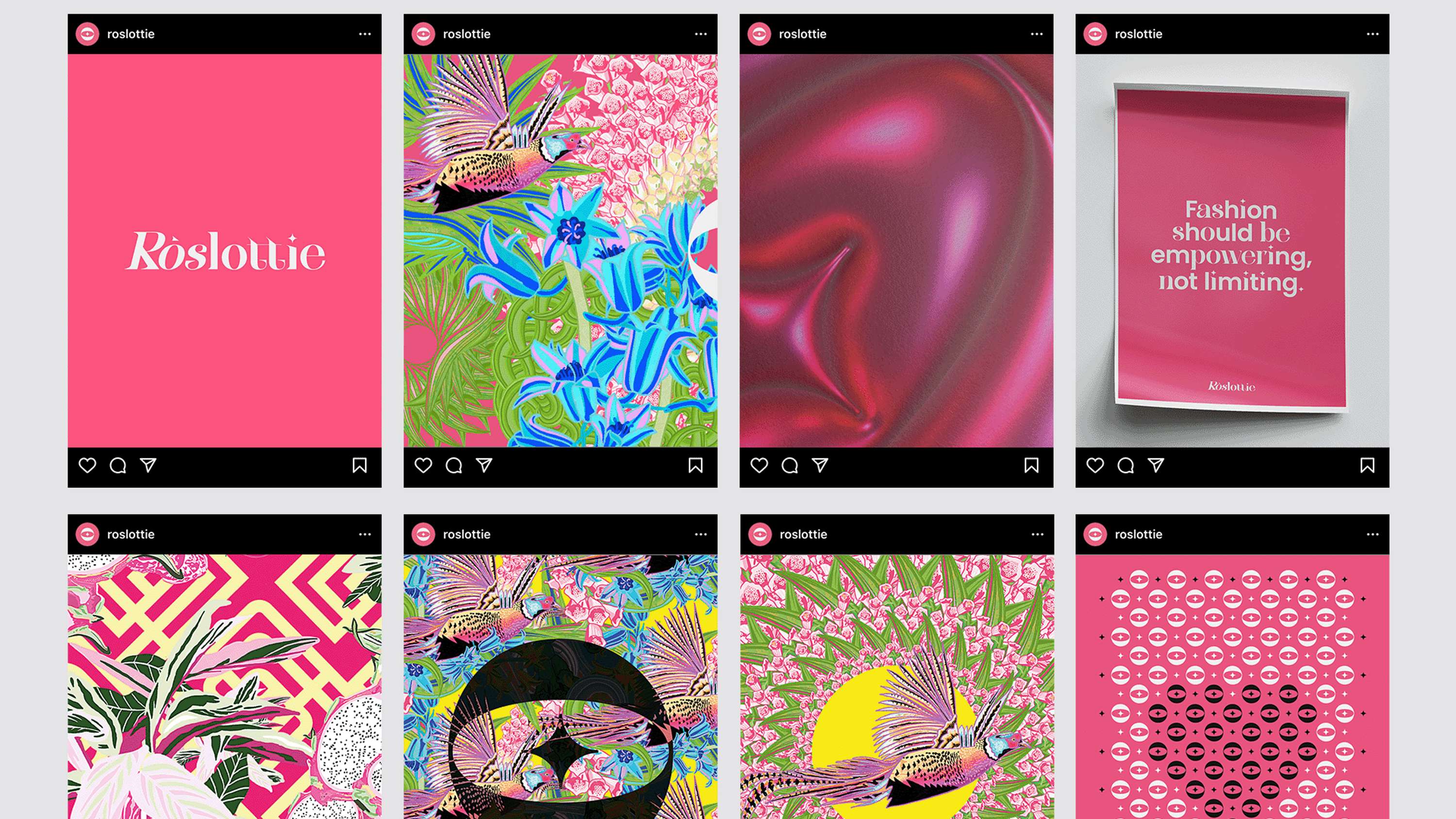 Ròslottie - Brand Identity & Web Design by Tony Bocoya