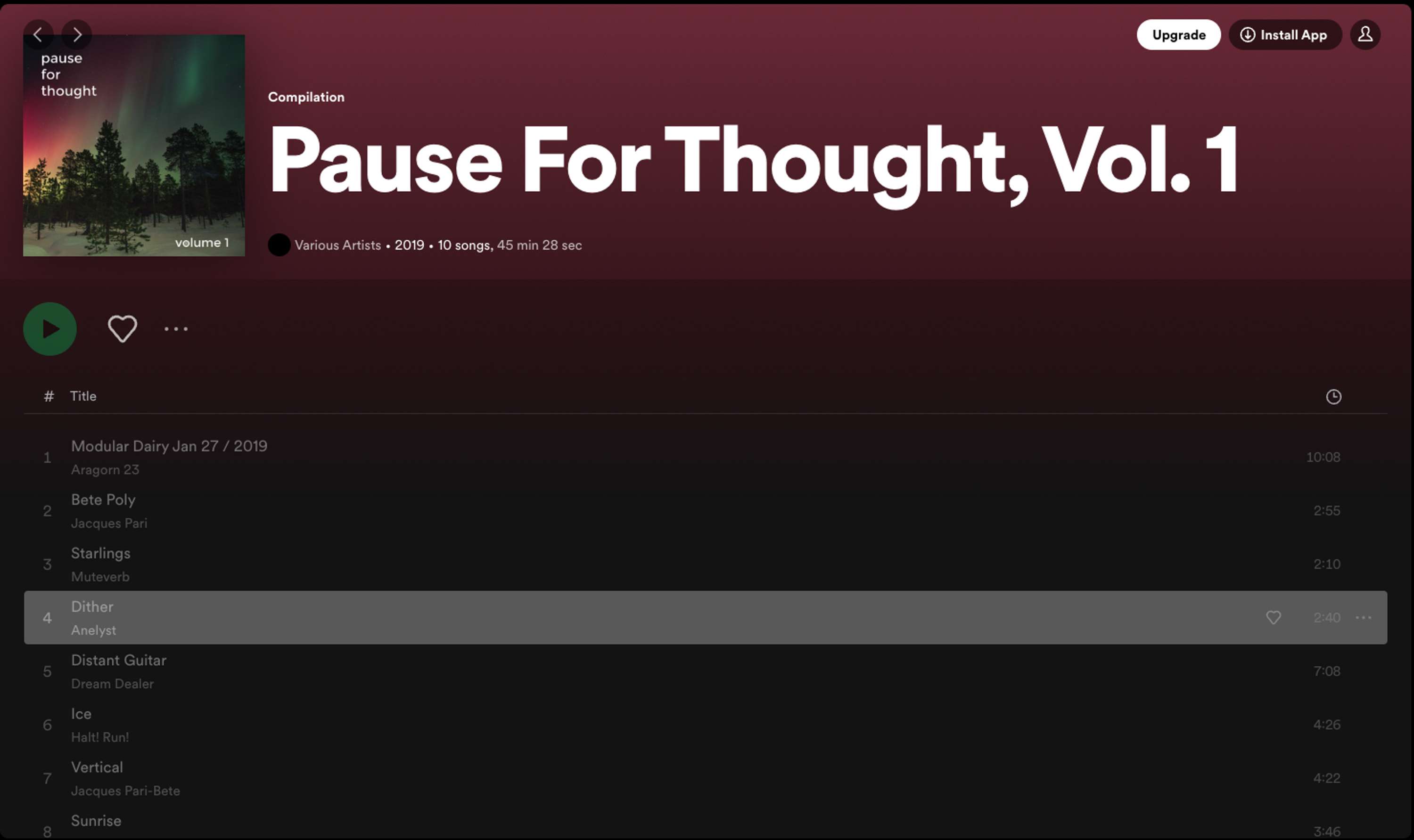 Pause For Thought - Volume 1 by Stanley Randall