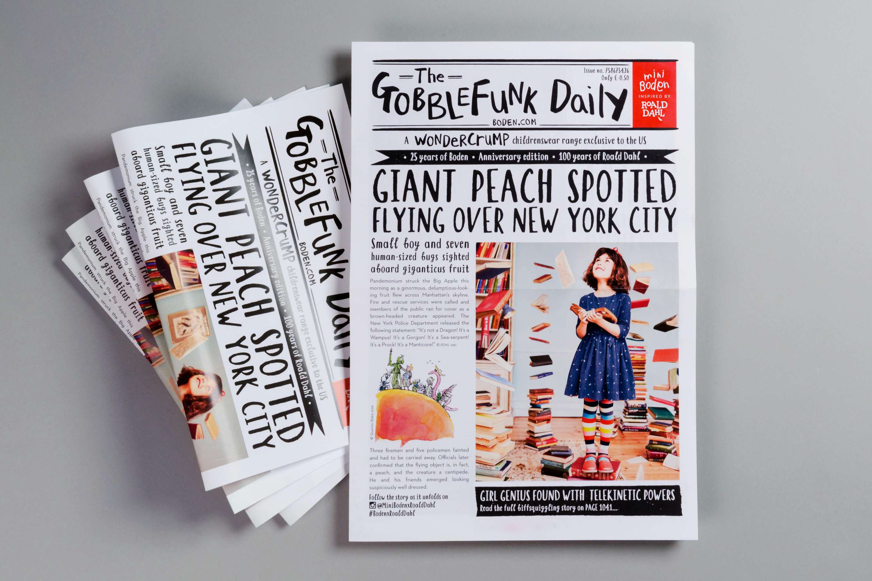 Mini Boden x Roald Dahl by Emma Goodman