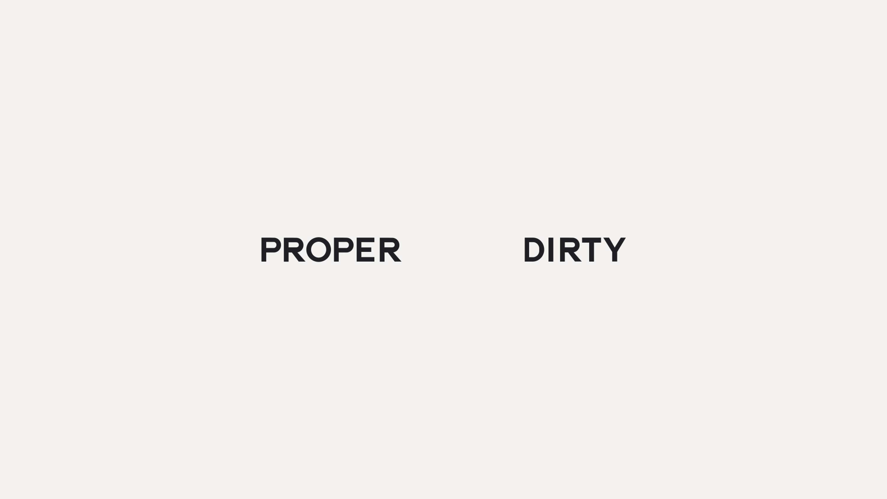 Proper Dirty by Ryan Maeland
