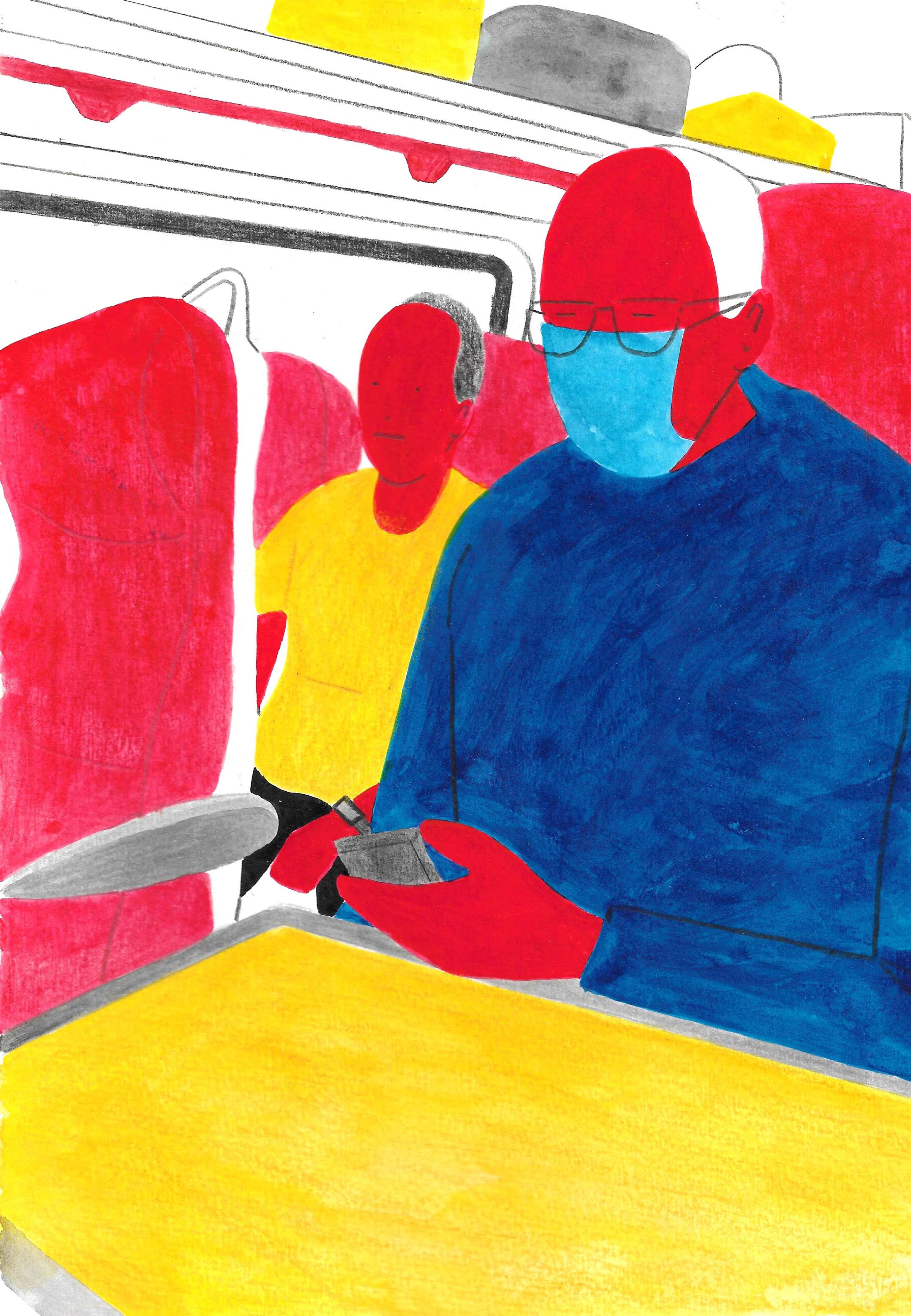 My perspective on the train by Zhigang Zhang