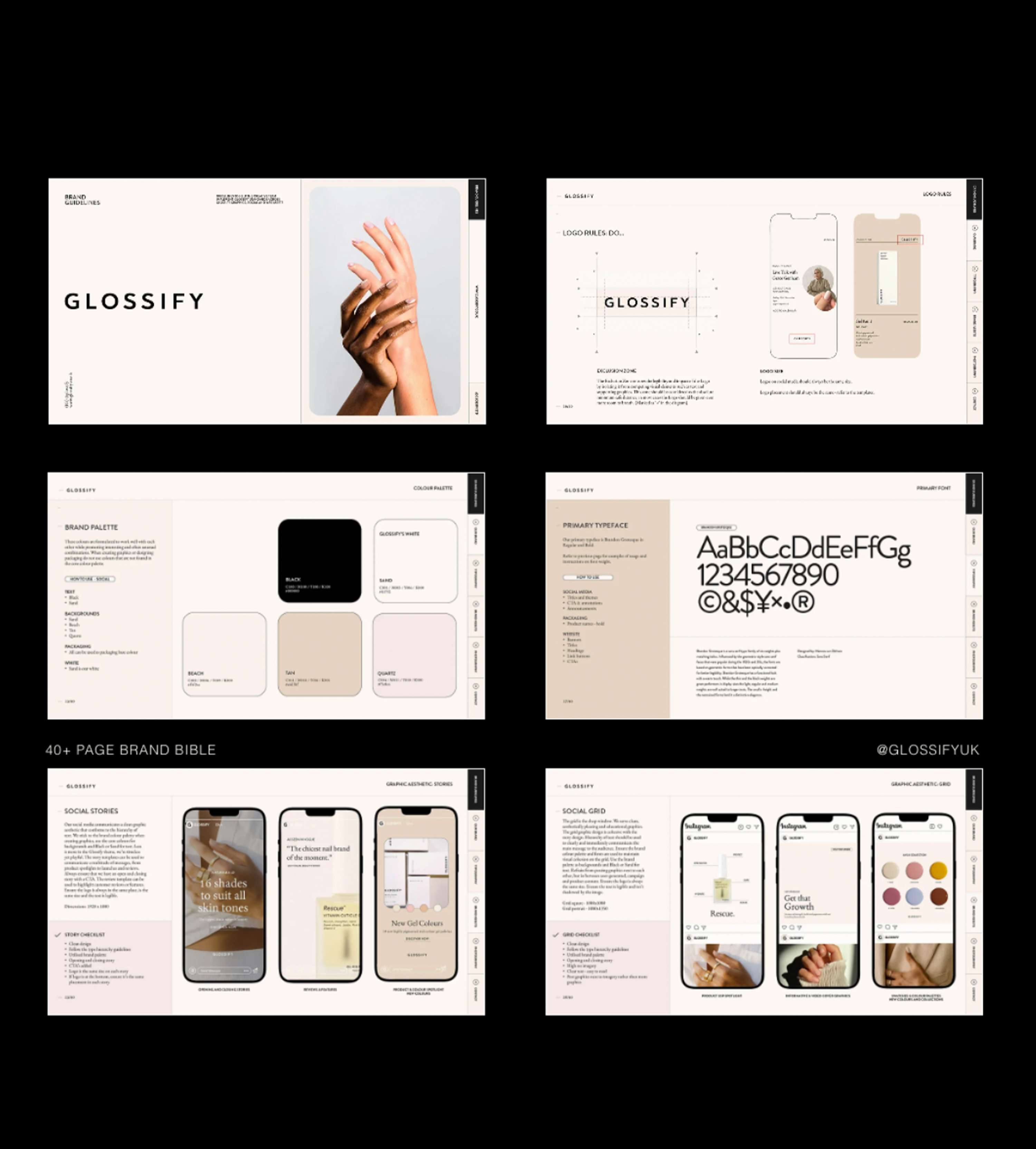 Glossify Rebrand by Alice Harrison