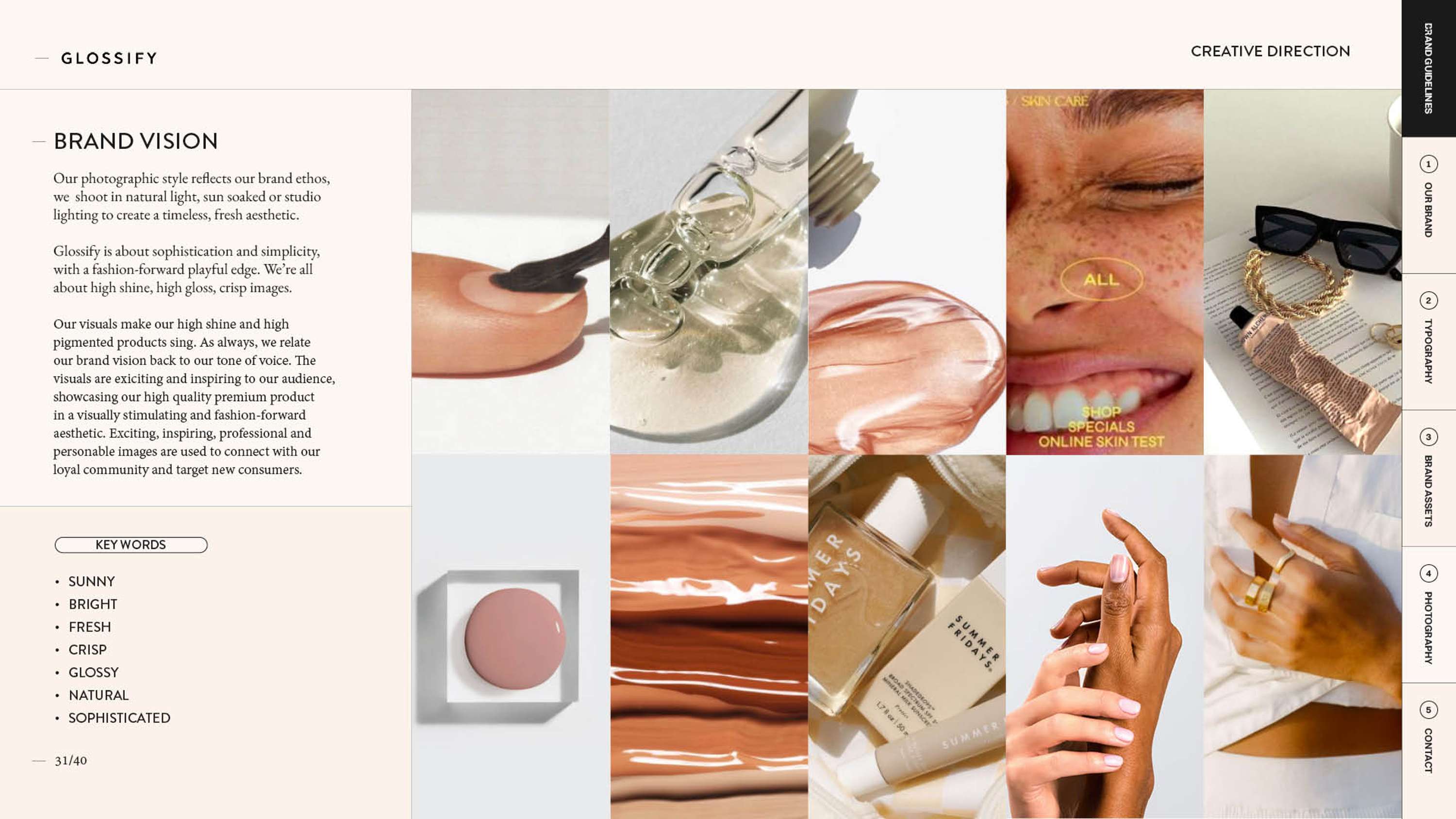 Glossify Rebrand by Alice Harrison