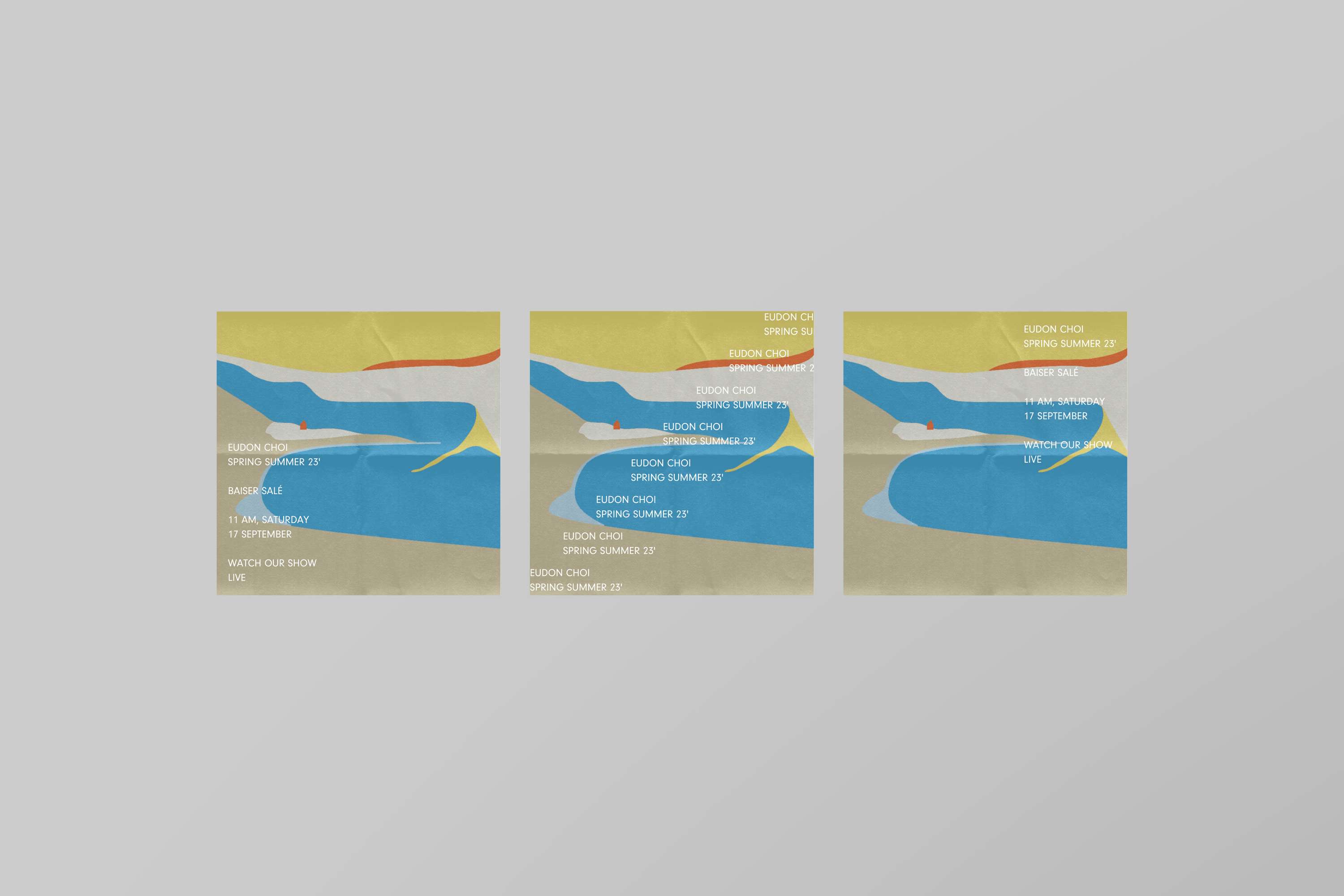 [2022] Eudon Choi SS22 "Baiser Salé" Visual Identity Development by Honorine Peter