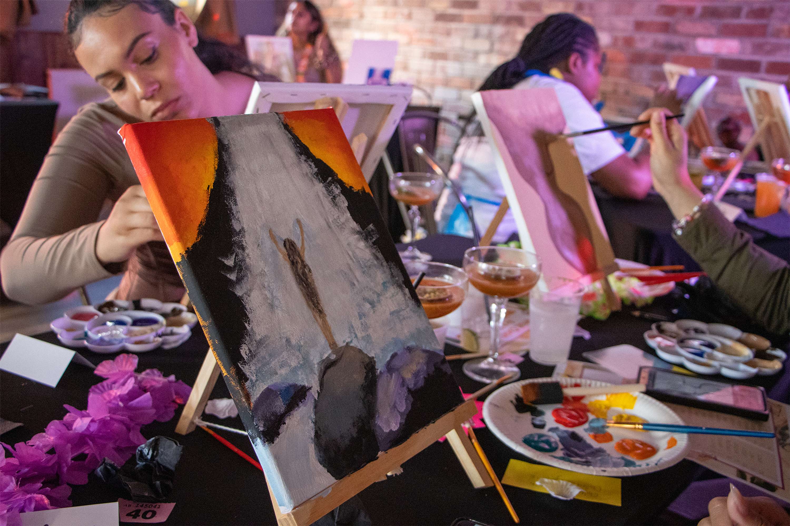 Dipped In Creativity Paint and Vibes event by Eredogosa Aibangbee