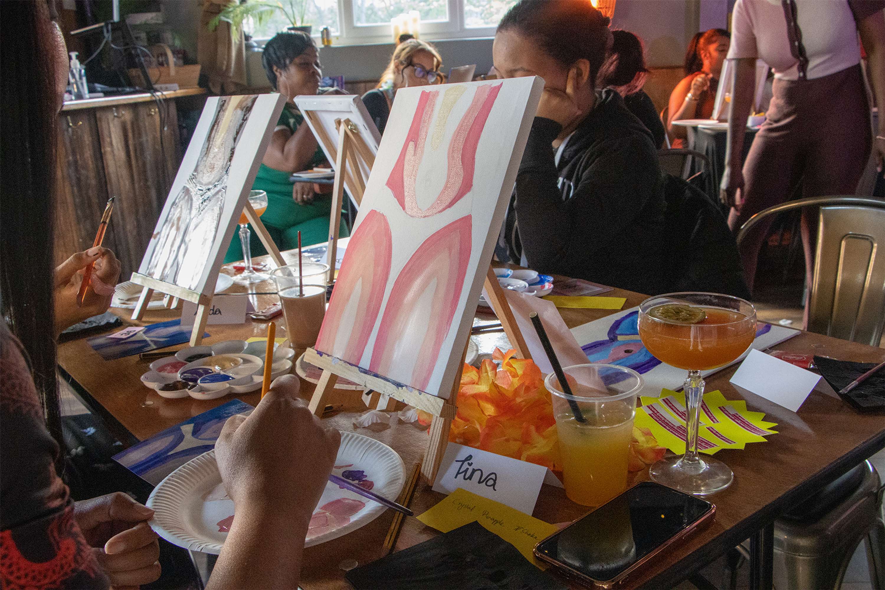 Dipped In Creativity Paint and Vibes event by Eredogosa Aibangbee