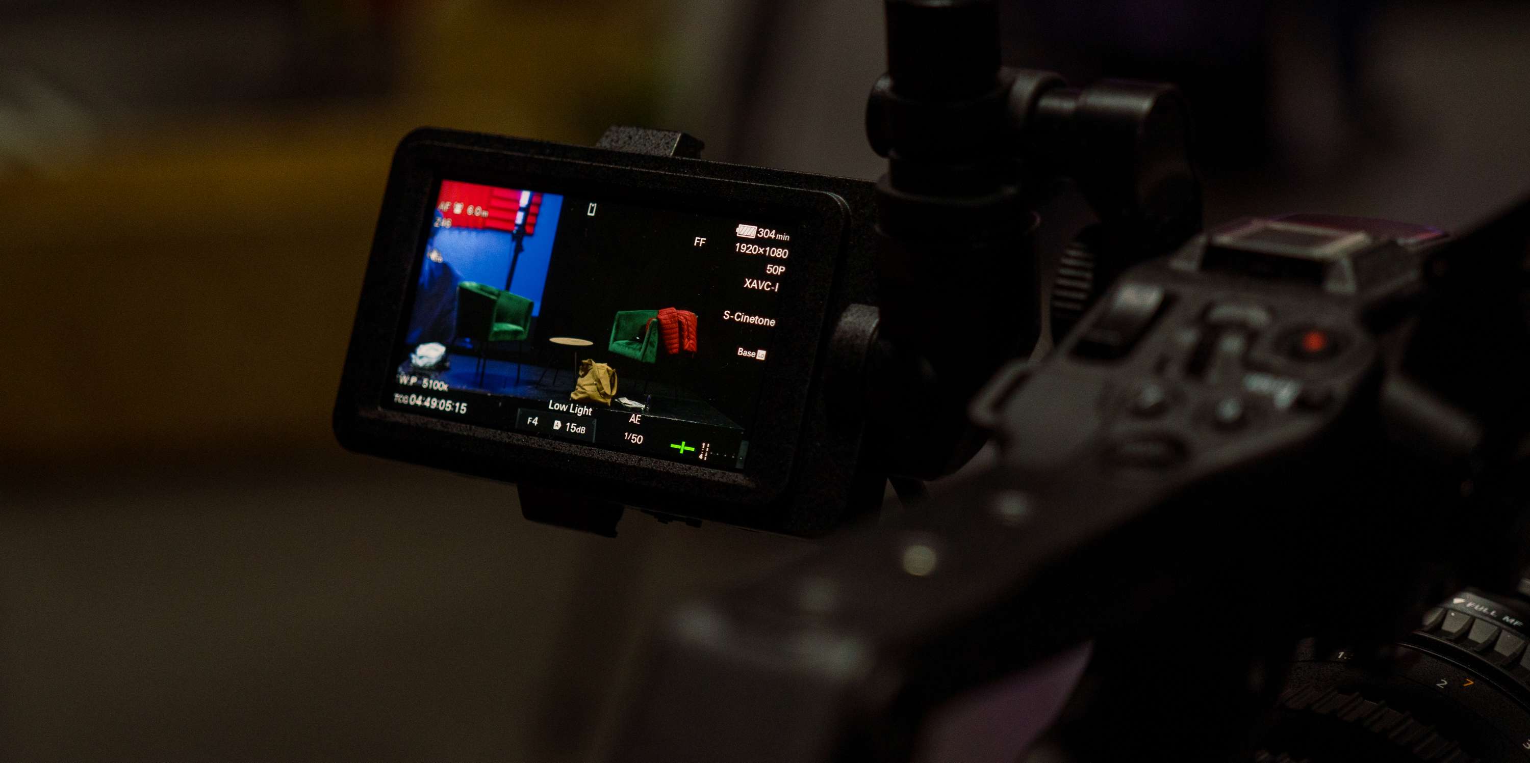 Production setup for The Drum by Calvin Chinthaka