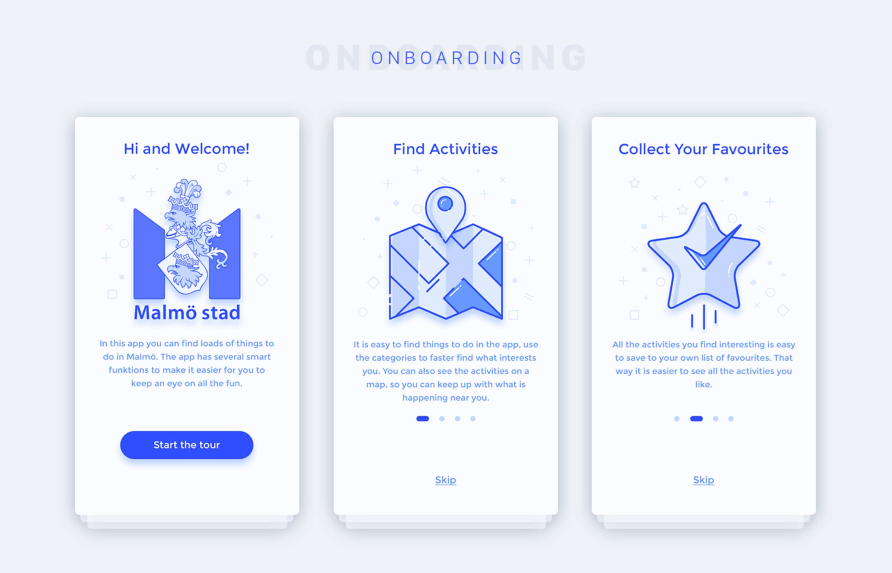 Kul i Malmö App . UI & UX Redesign by Aycan Elijah Yilmaz