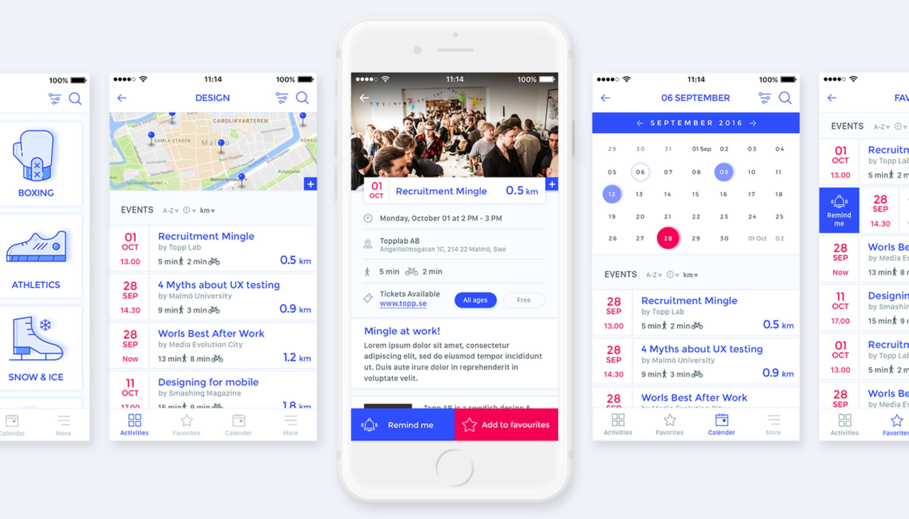 Kul i Malmö App . UI & UX Redesign by Aycan Elijah Yilmaz