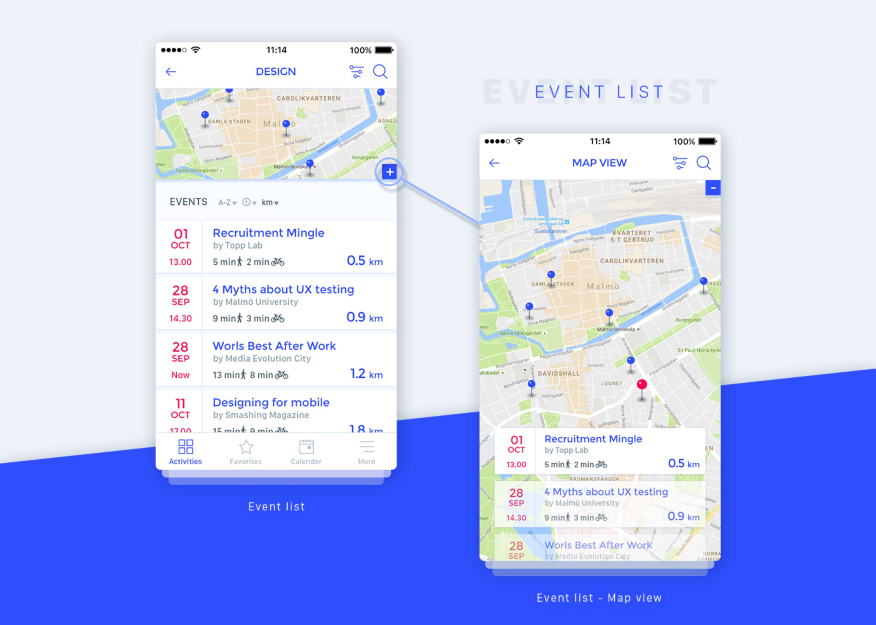 Kul i Malmö App . UI & UX Redesign by Aycan Elijah Yilmaz