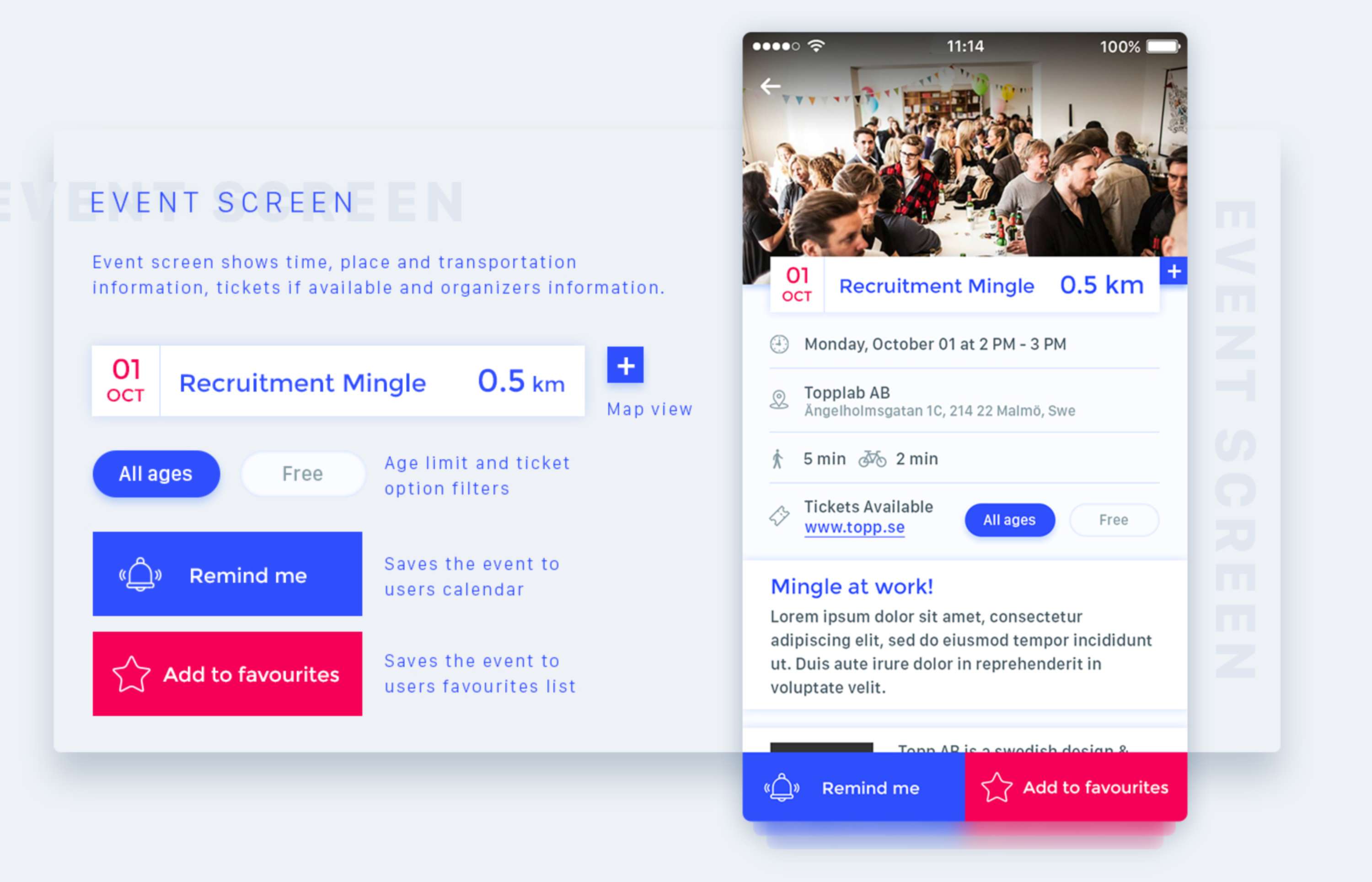 Kul i Malmö App . UI & UX Redesign by Aycan Elijah Yilmaz