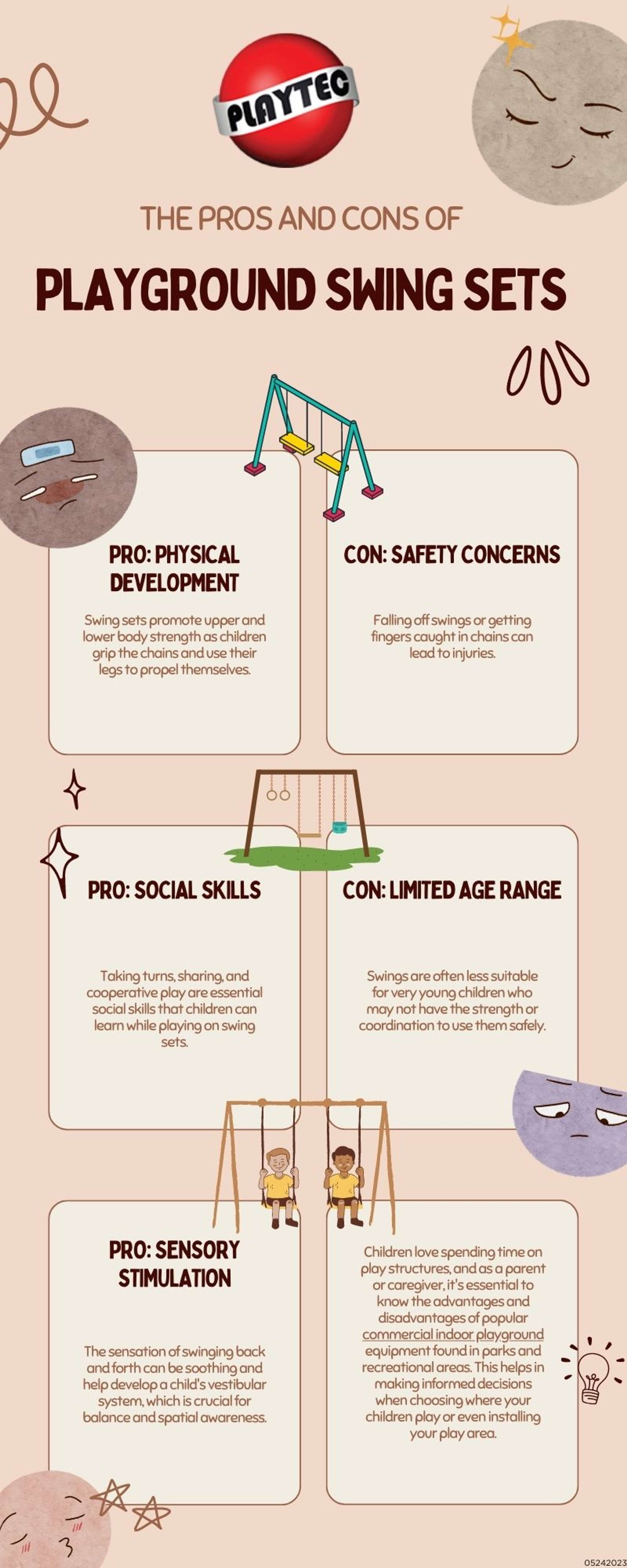The Pros And Cons Of Playground Swing Sets by Playtec