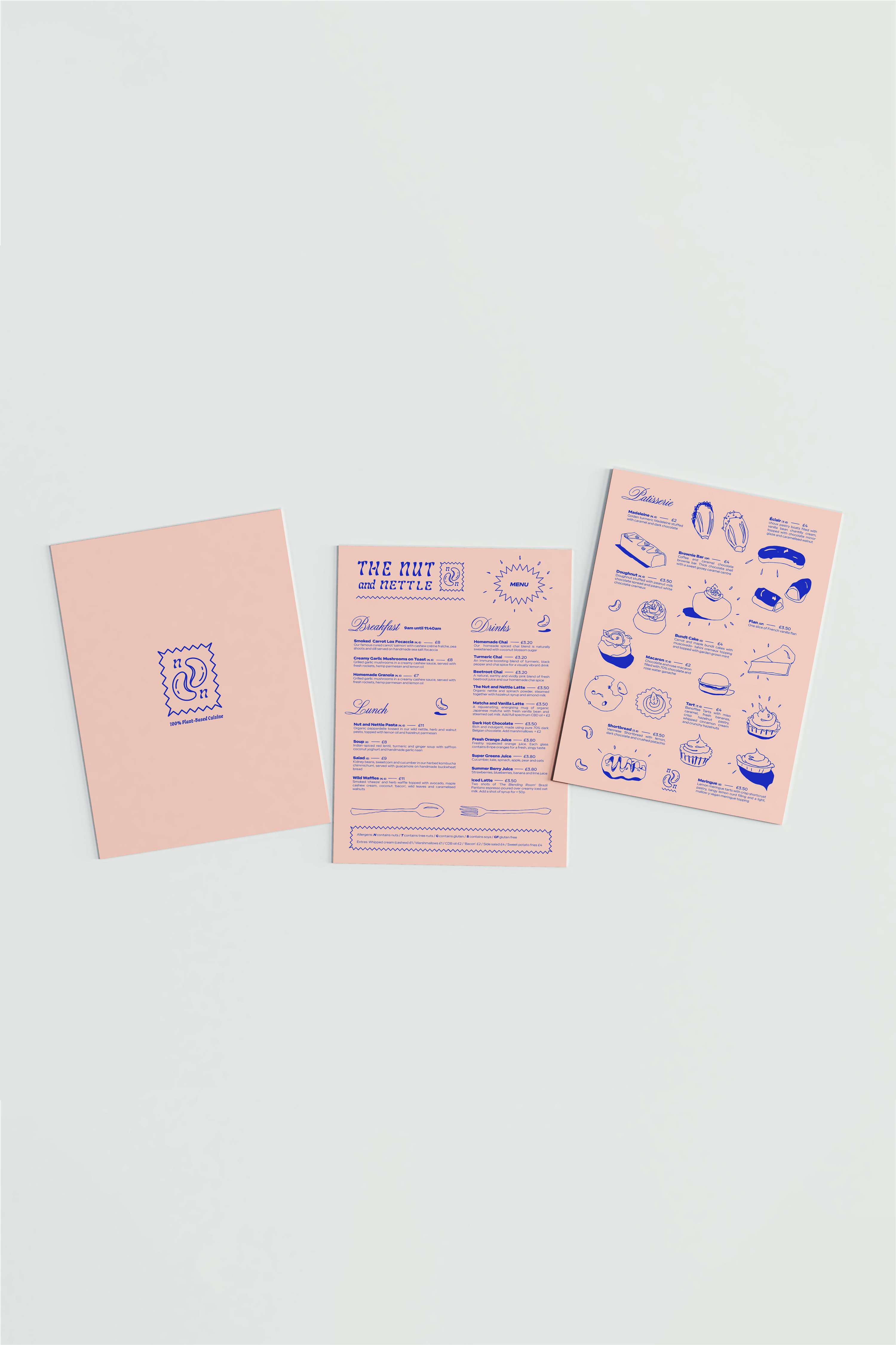 The Nut & Nettle | Menu by Isobel Hill