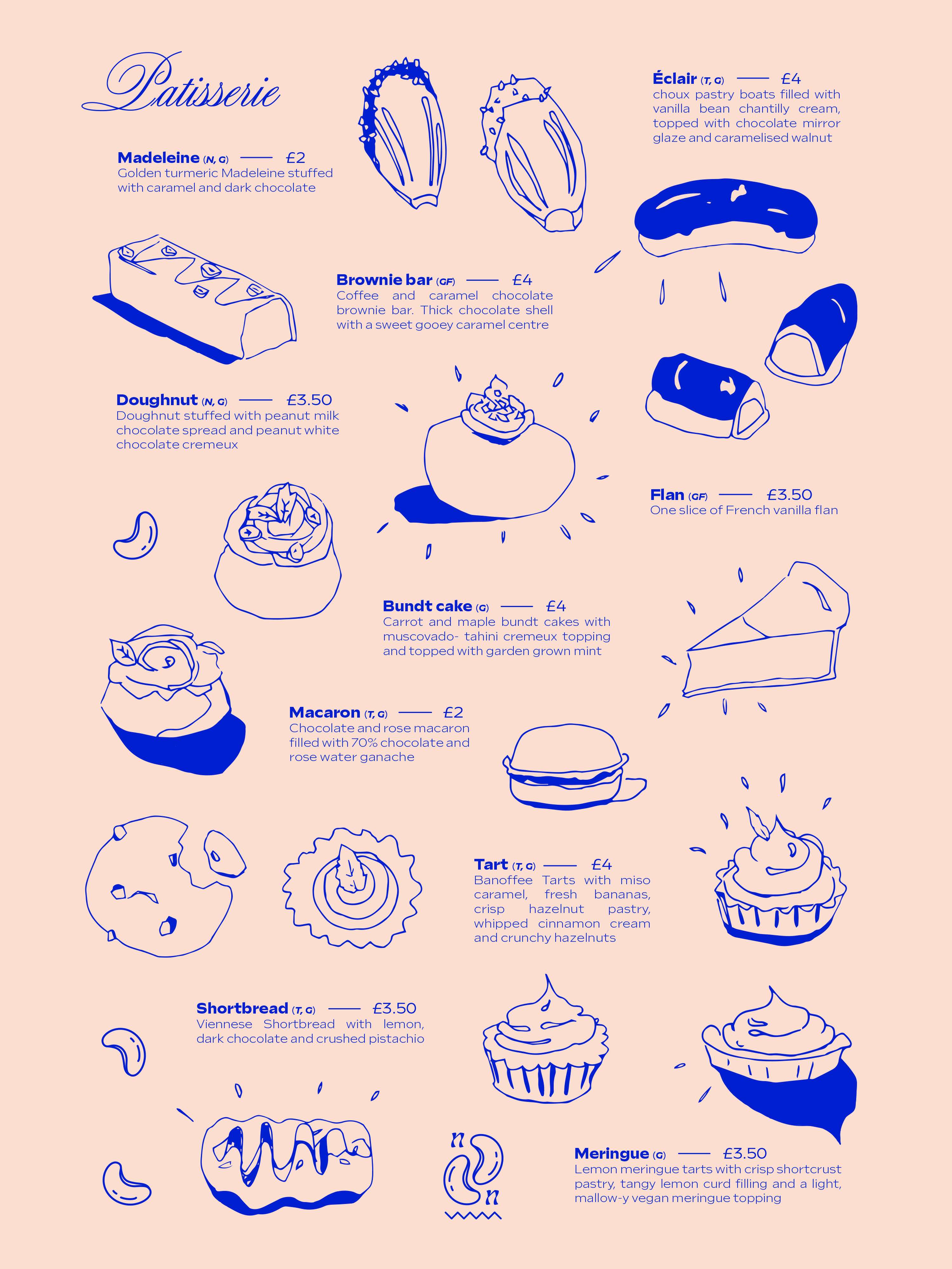 The Nut & Nettle | Menu by Isobel Hill