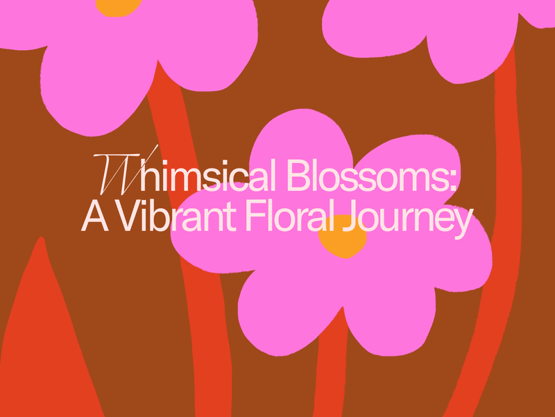 Whimsical Blossoms: A Vibrant Floral Journey by Sabina Mowich