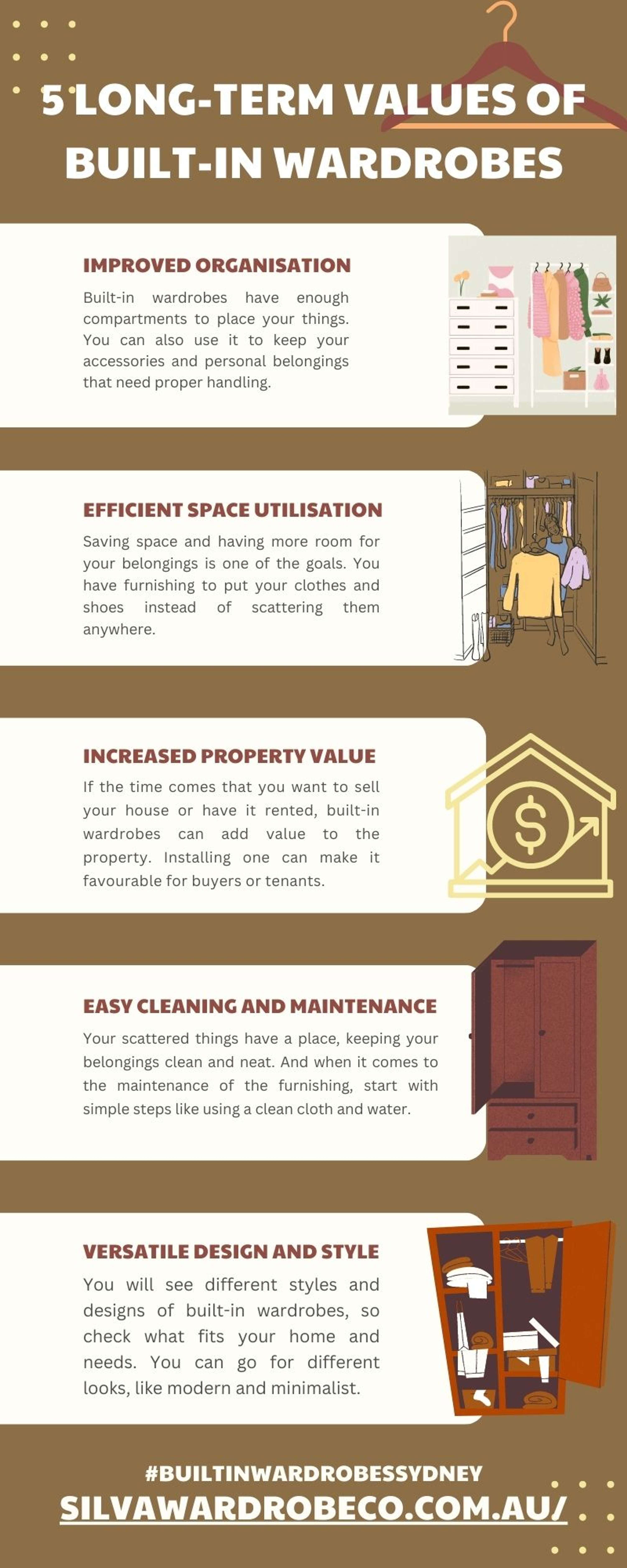 5 Long-Term Values Of Built In Wardrobes by Silva Wardrobe Co