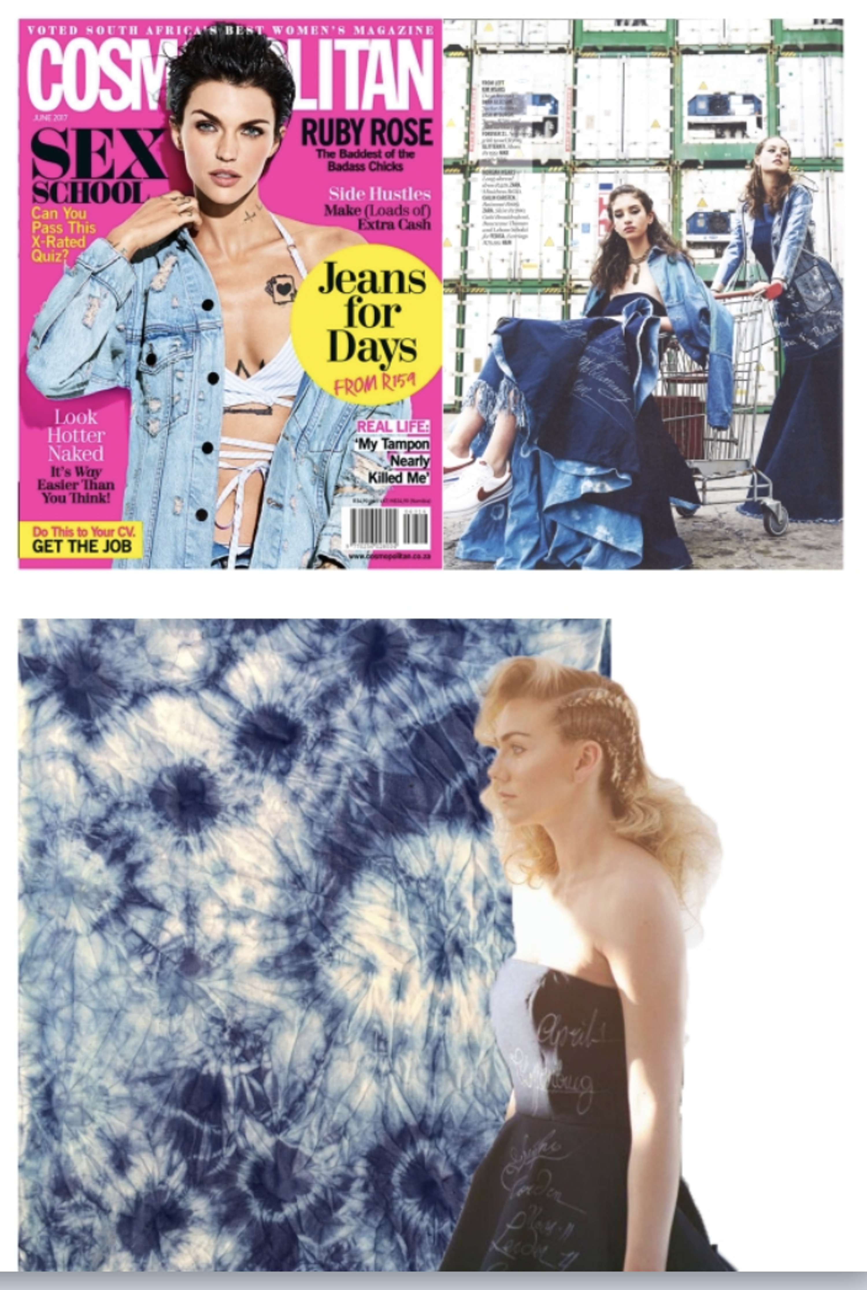 Cosmopolitan Denim feature by Dana Gleeson