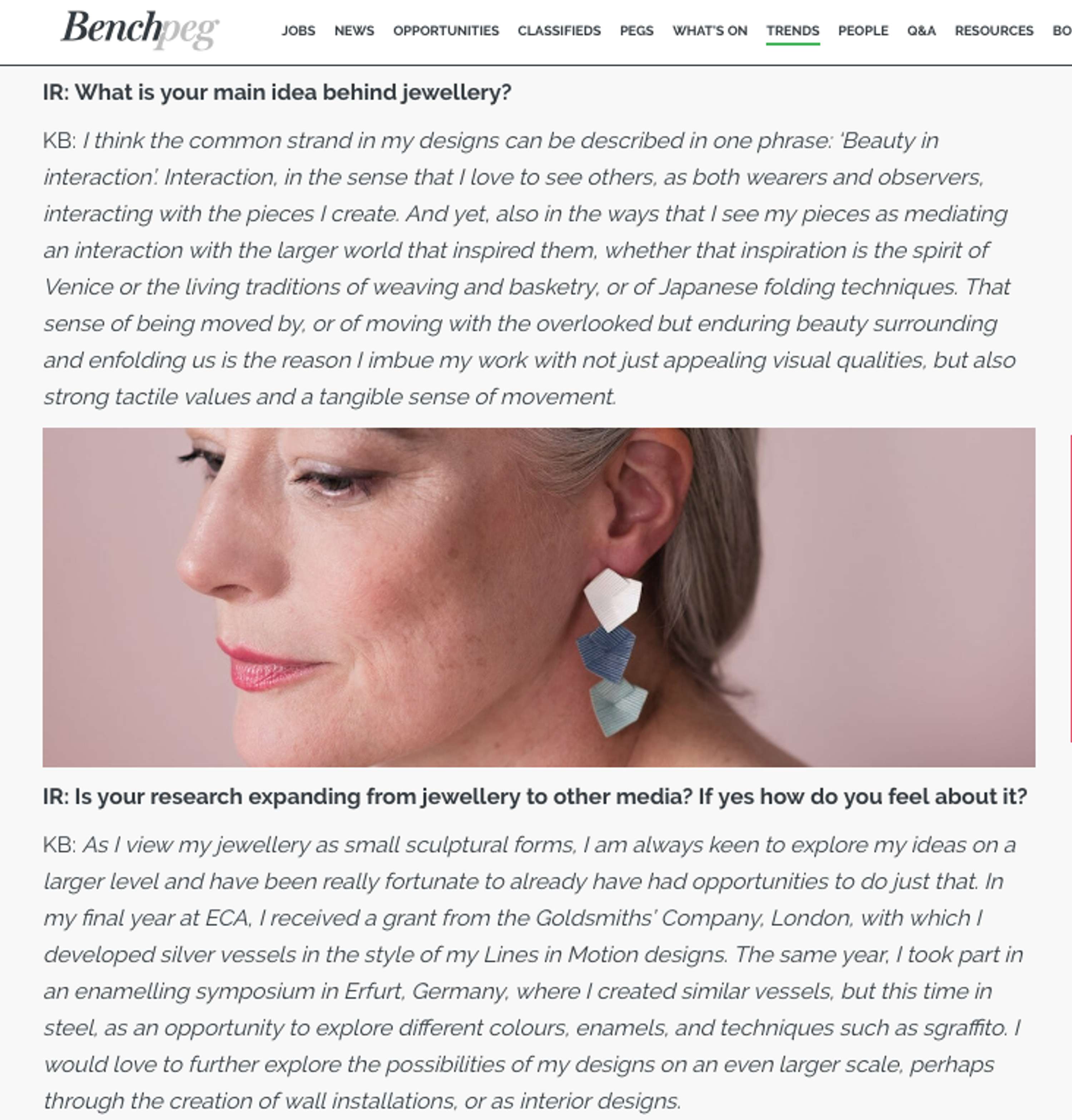 Editorial by Sandra Franco