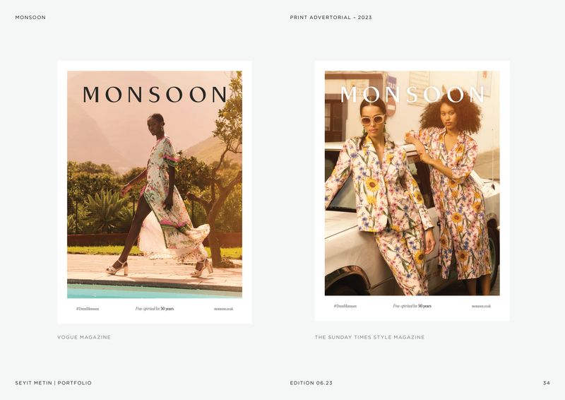 Monsoon - SS23 Campaign by Seyit Metin
