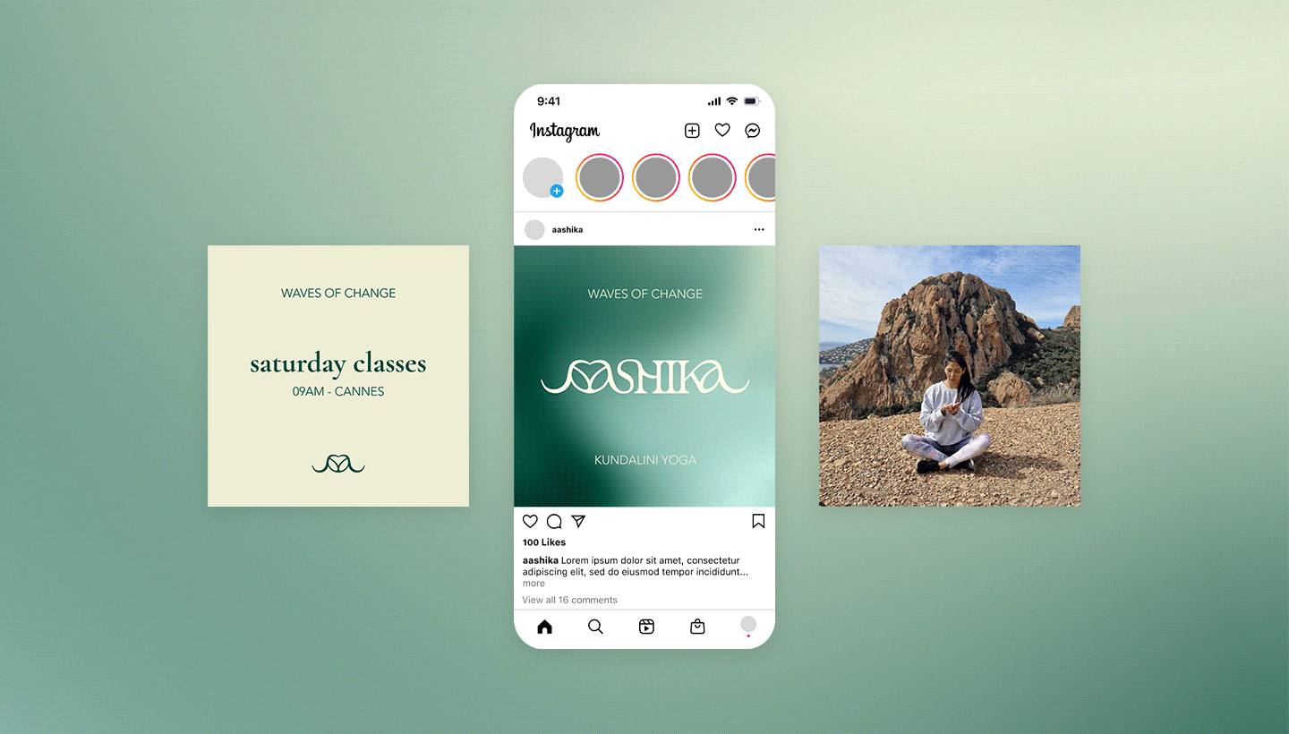 aashika | Startup Identity by Deborah Zellweger