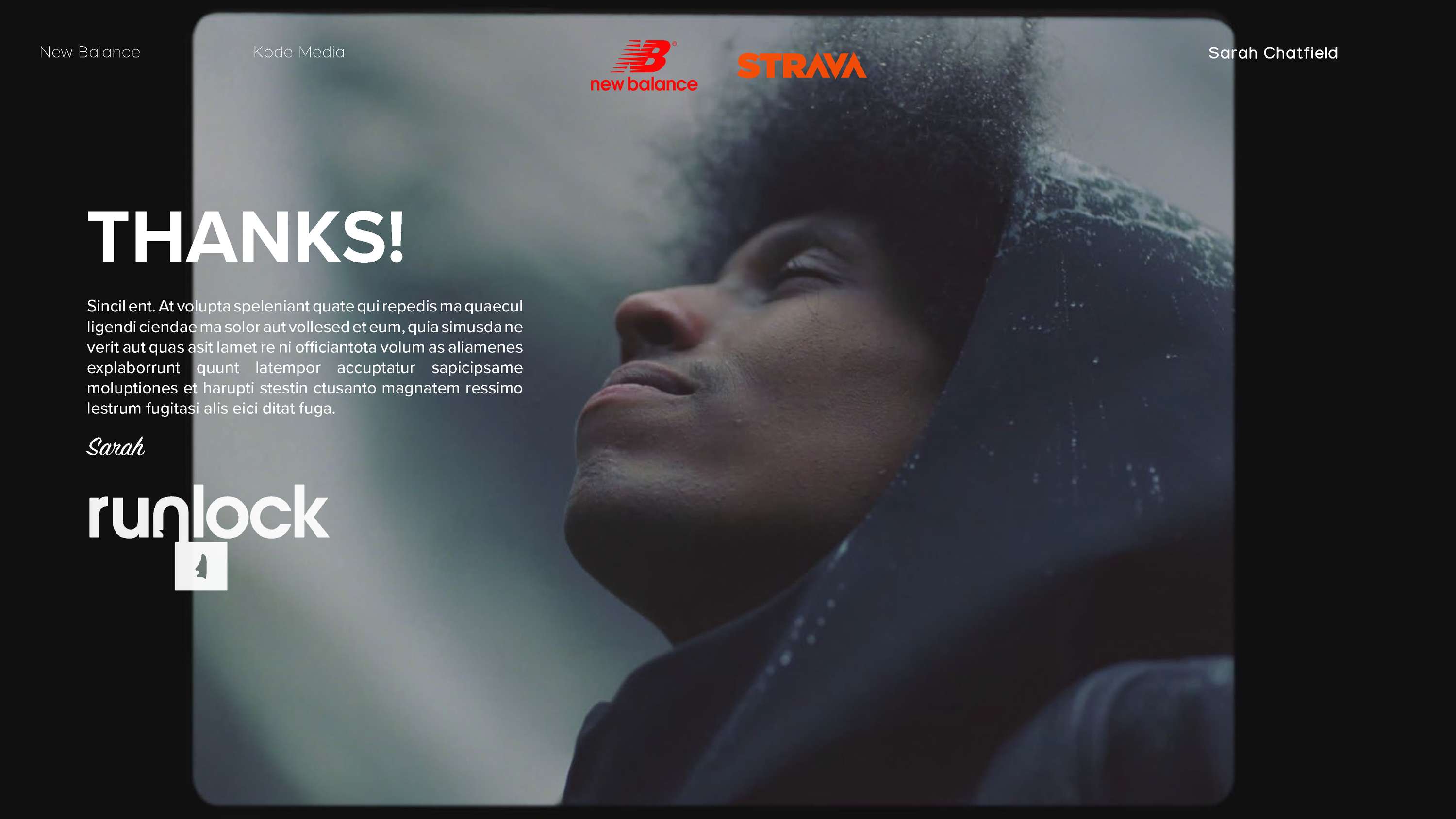 New Balance x Strava 'Runlock' by Sam Carter
