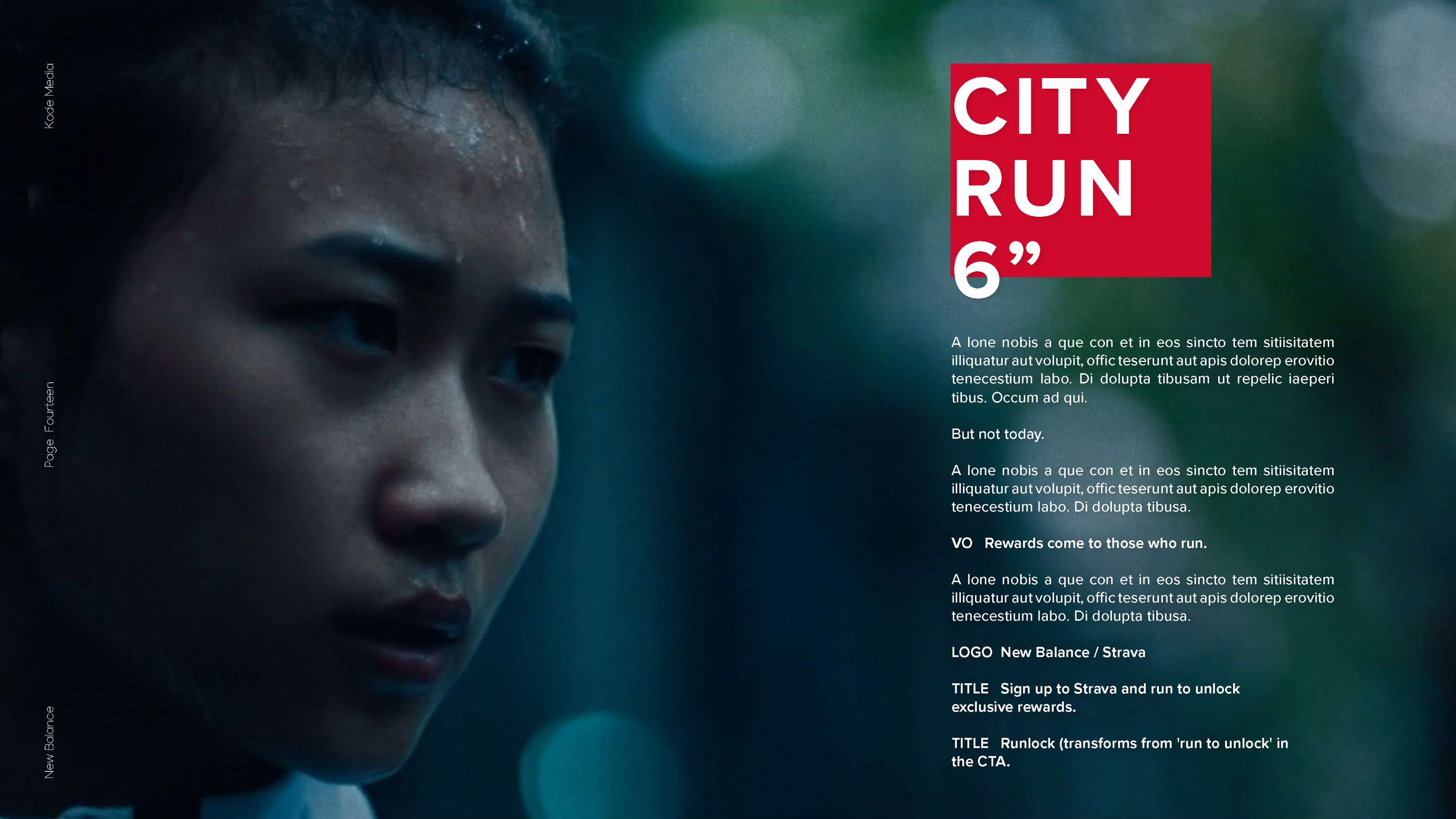 New Balance x Strava 'Runlock' by Sam Carter