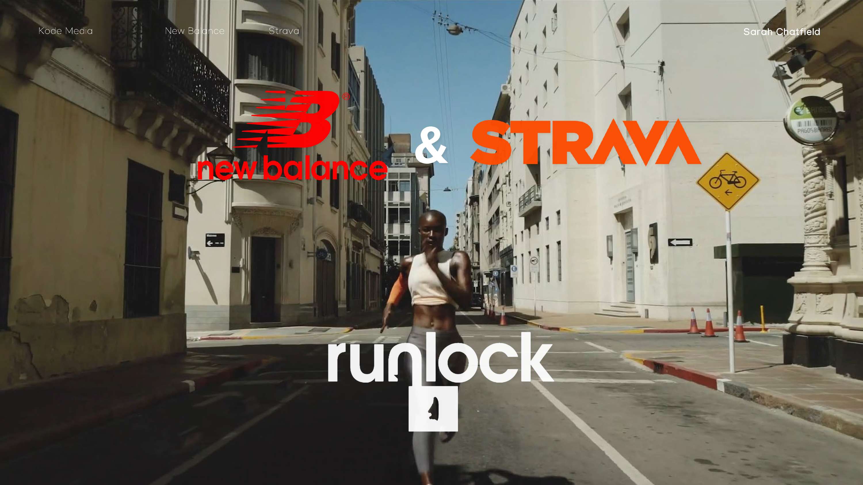 New Balance x Strava 'Runlock' by Sam Carter