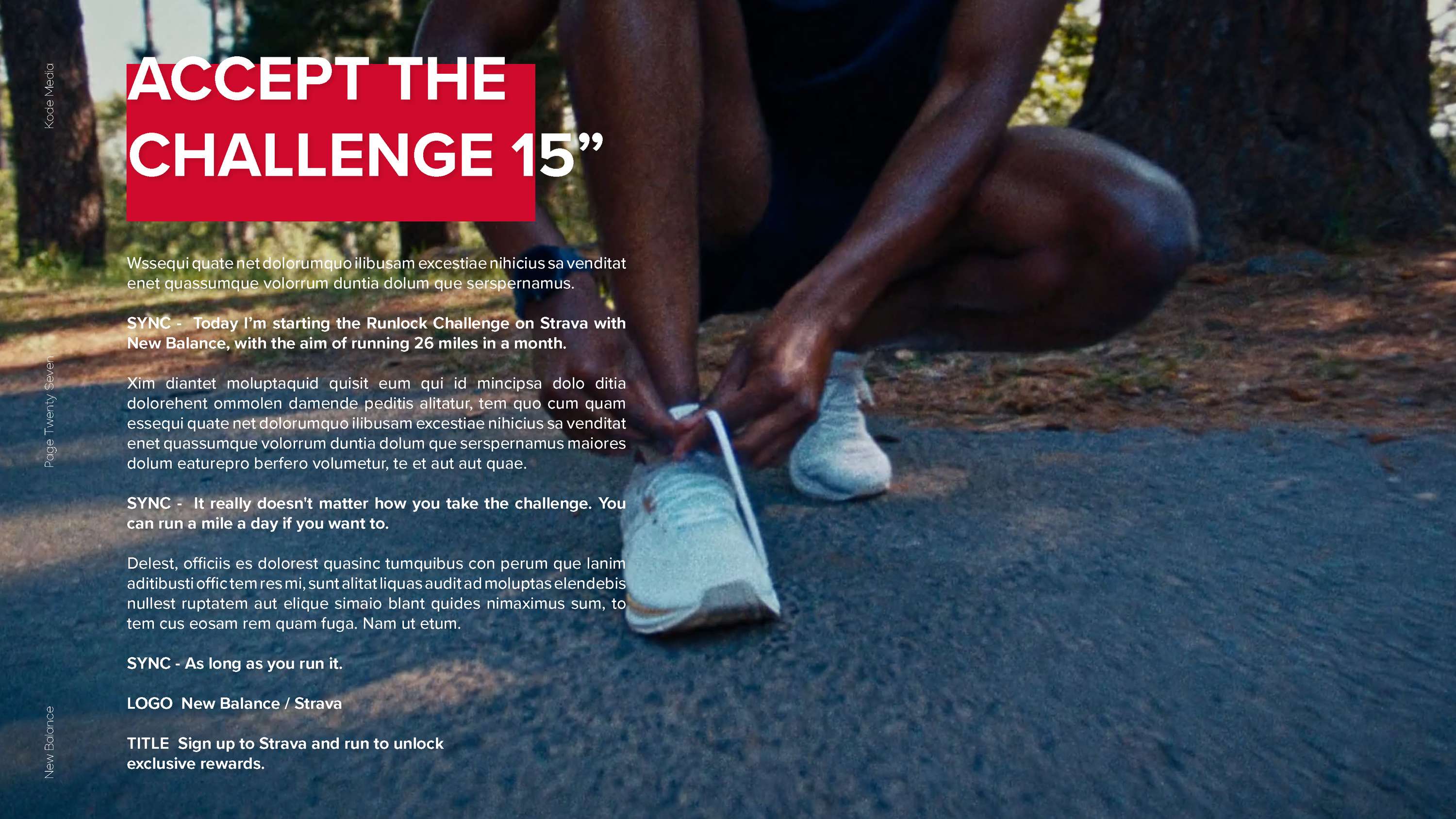 New Balance x Strava 'Runlock' by Sam Carter