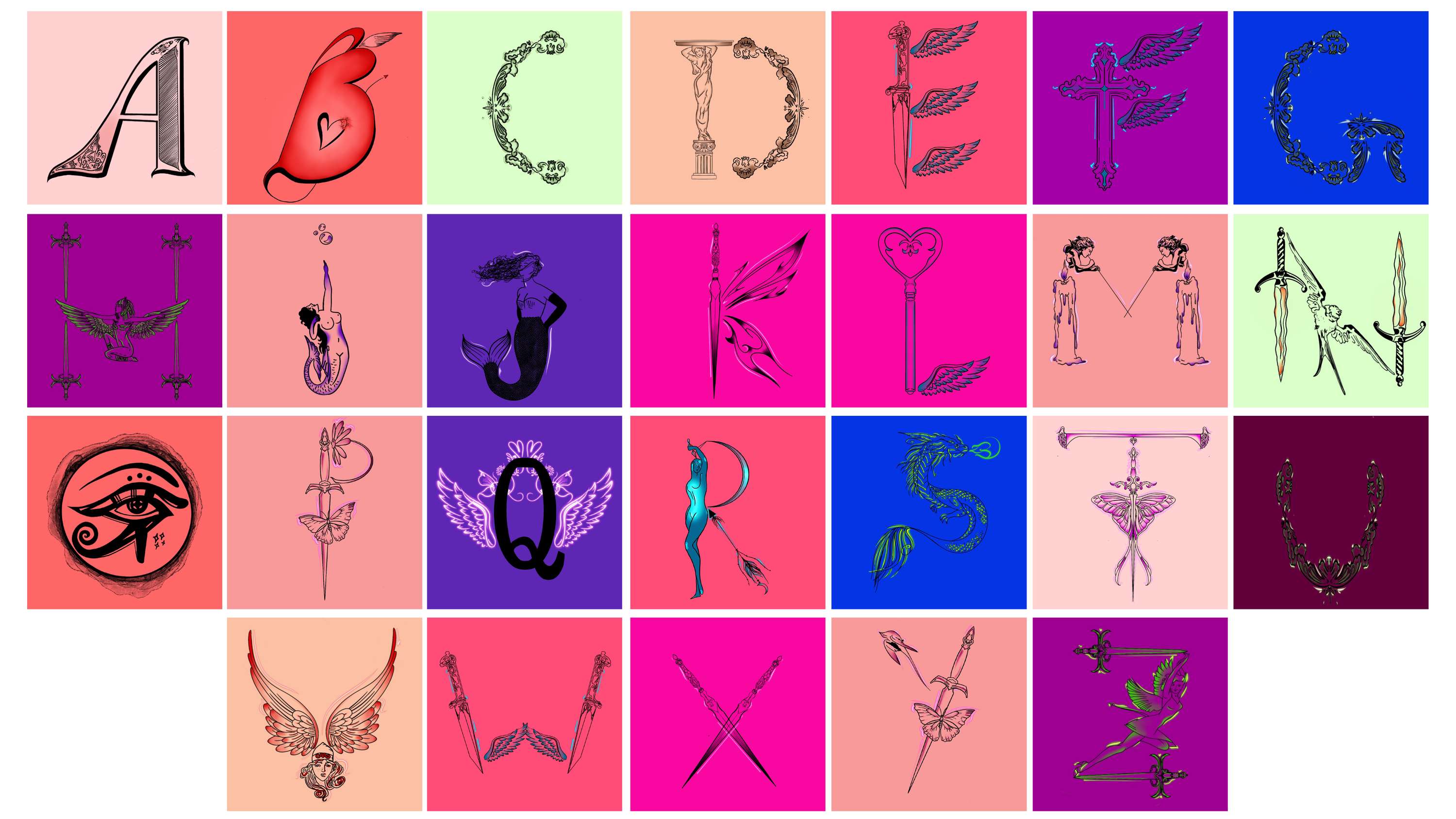36 days of type by aamira hundal