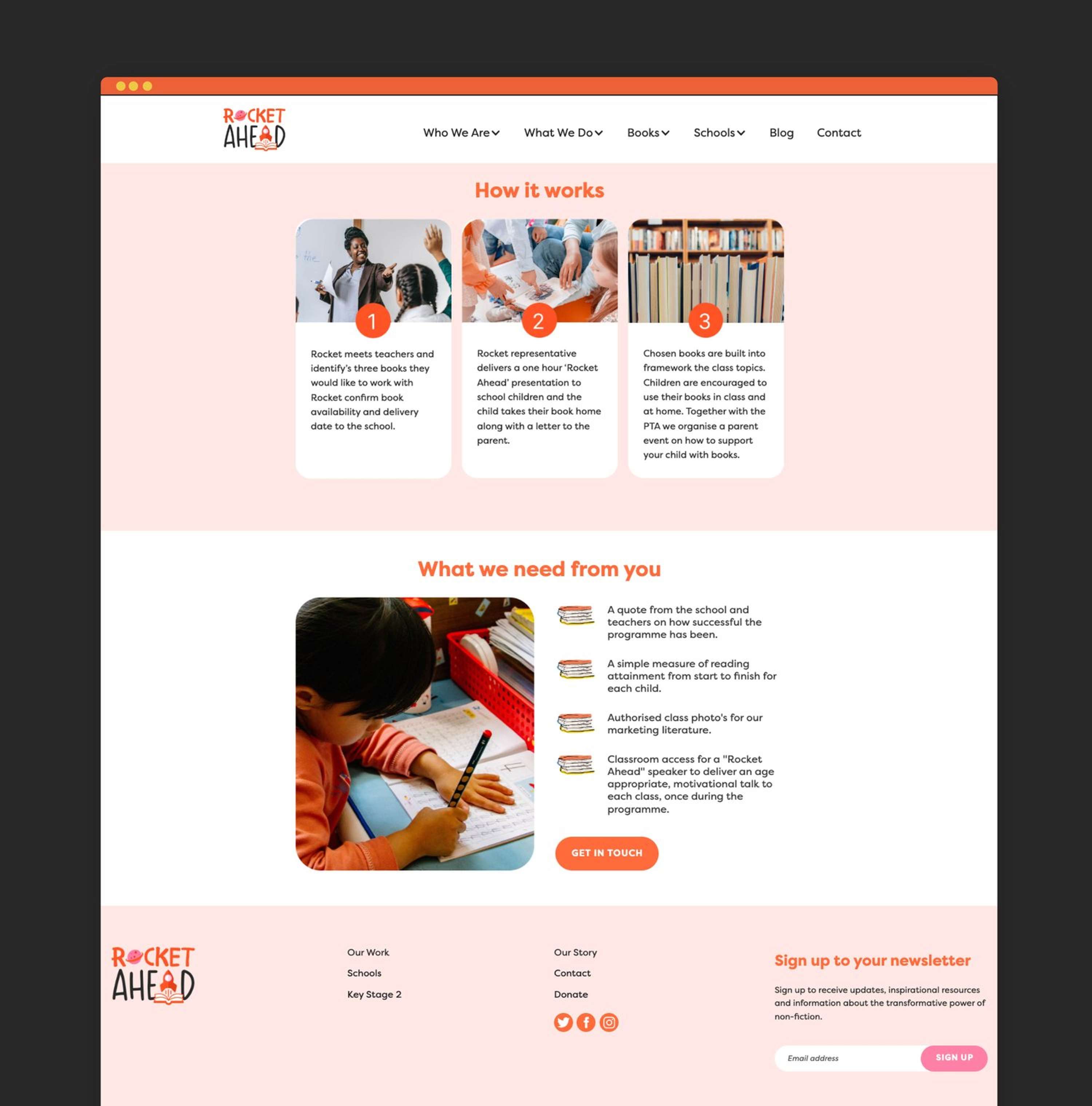 Branding & website design for Rocket Ahead. by Sophie Cox