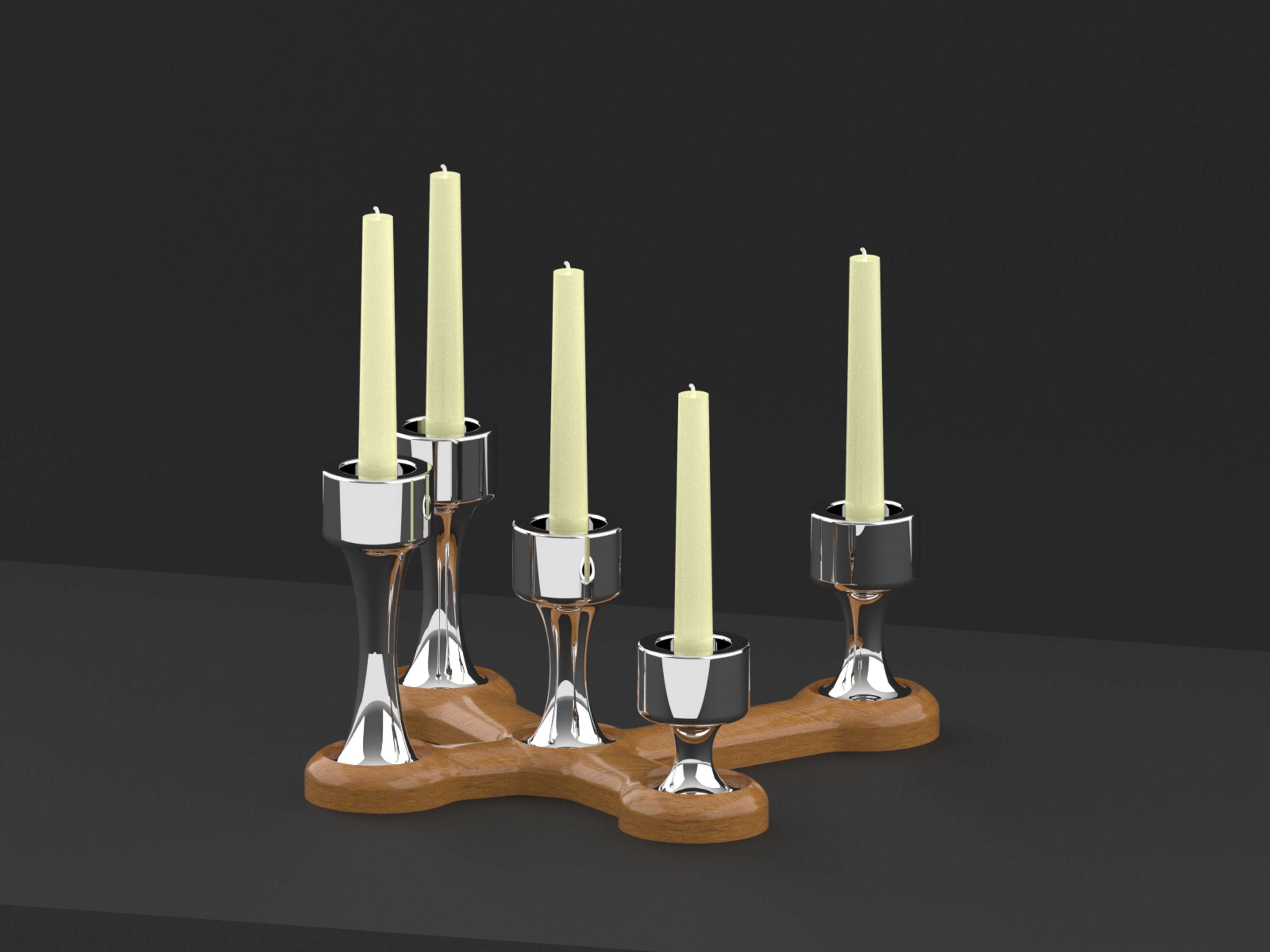 Alloy Candelabra by Oliver Grayson