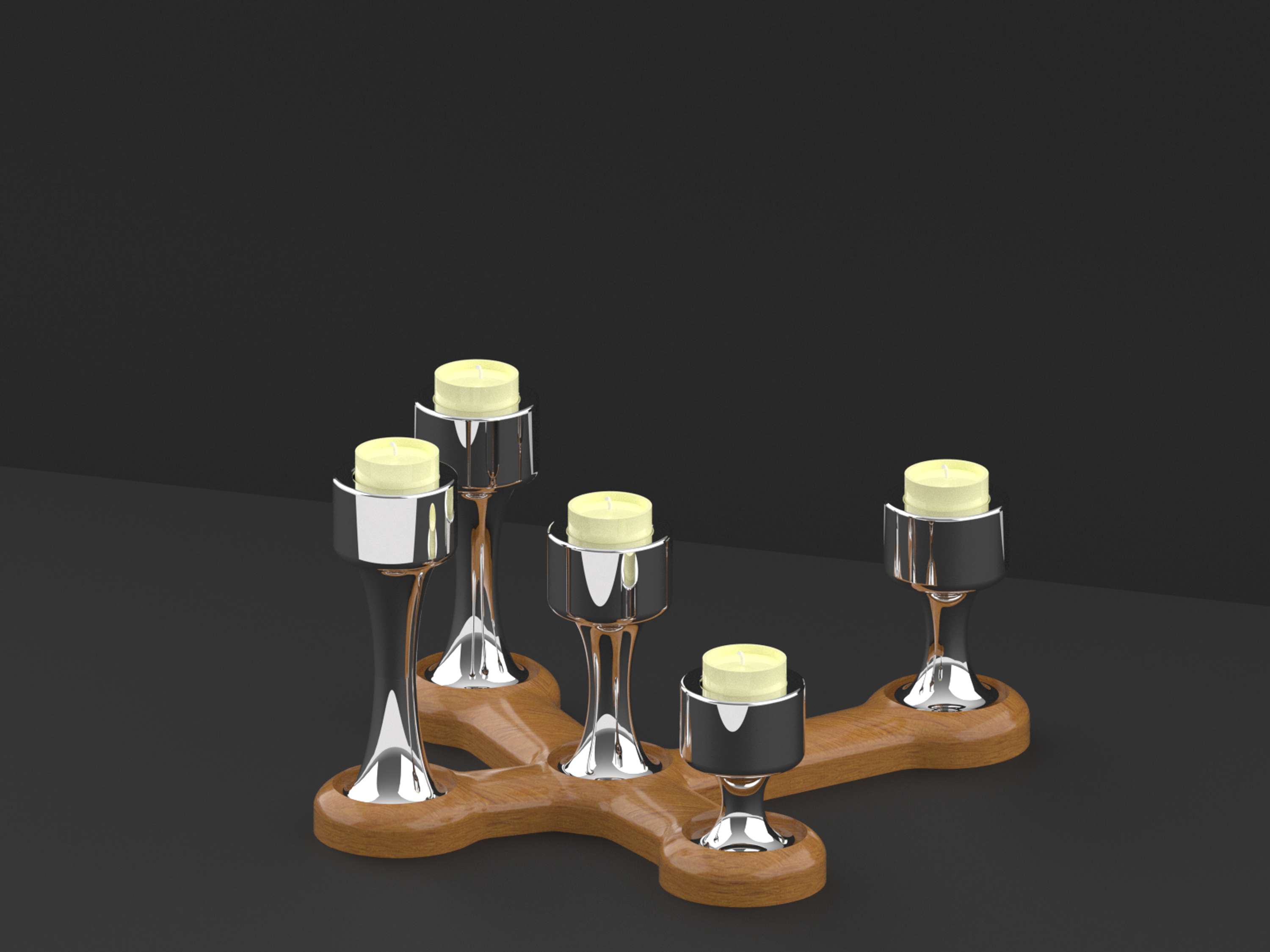 Alloy Candelabra by Oliver Grayson