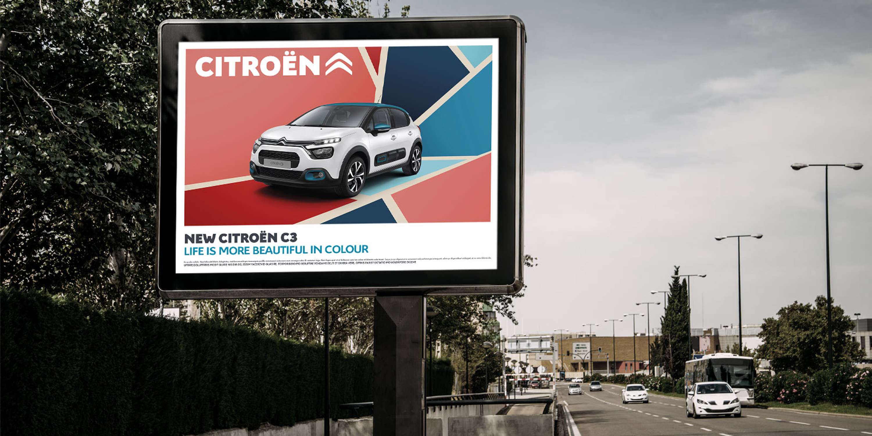 Citroën - visual territory for print ads by Alice Resseguier
