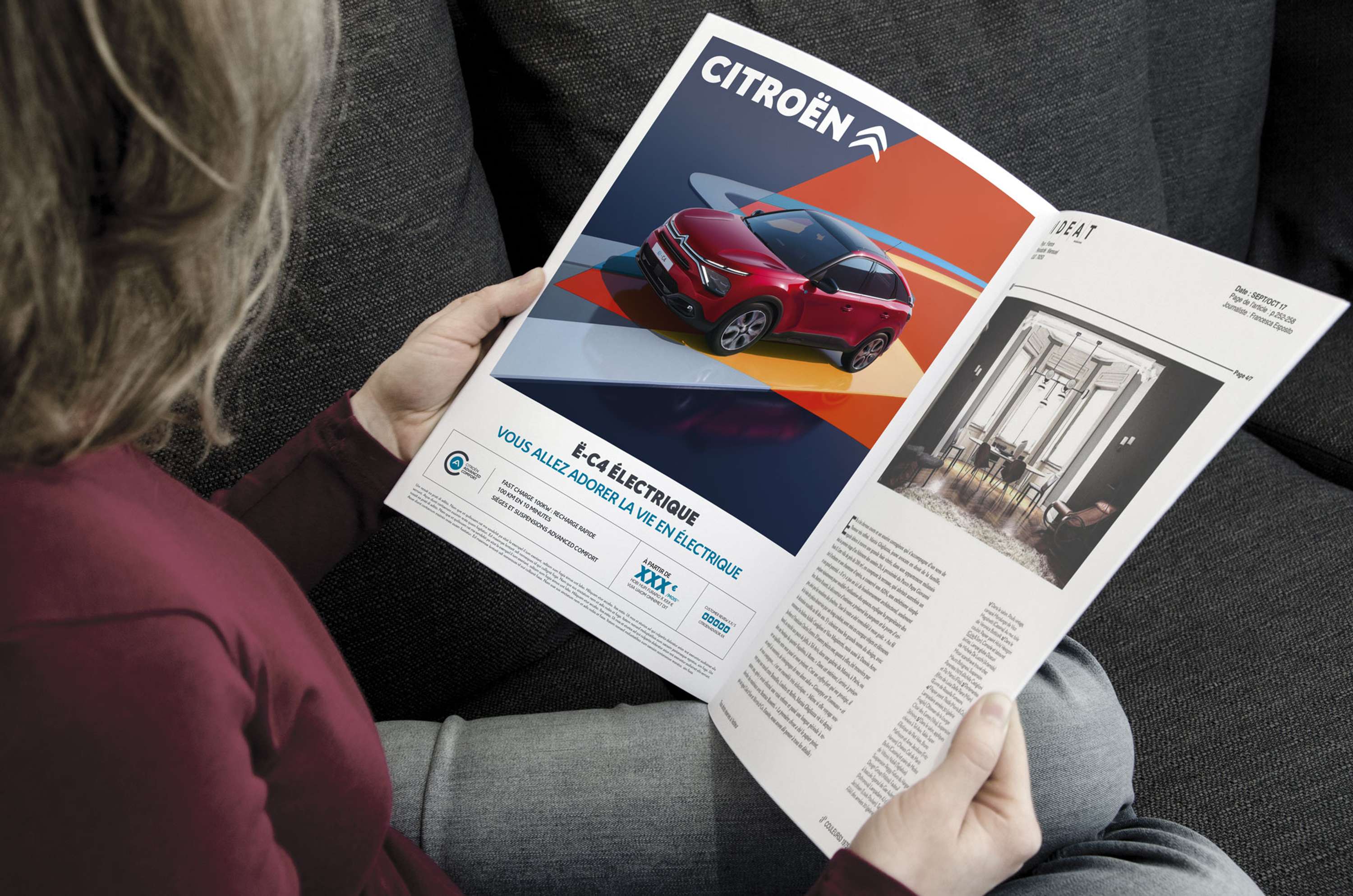 Citroën - visual territory for print ads by Alice Resseguier