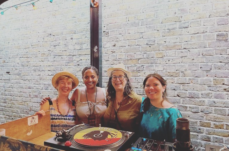 Vinyl Reggae DJ with Vinyl Sisters, Deptford Dub Club and others by Becca Leathlean