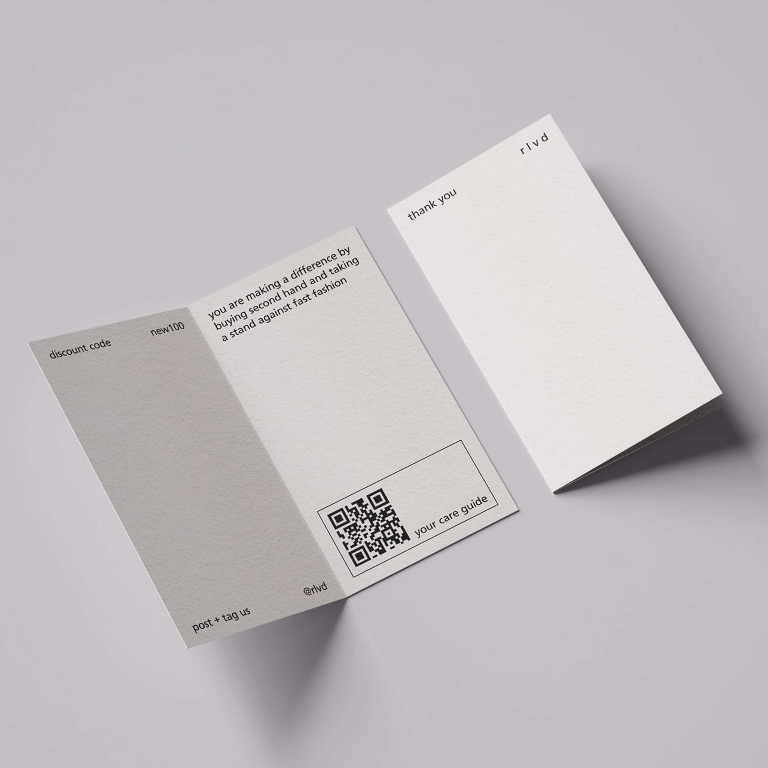 r l v d packaging by Ben King