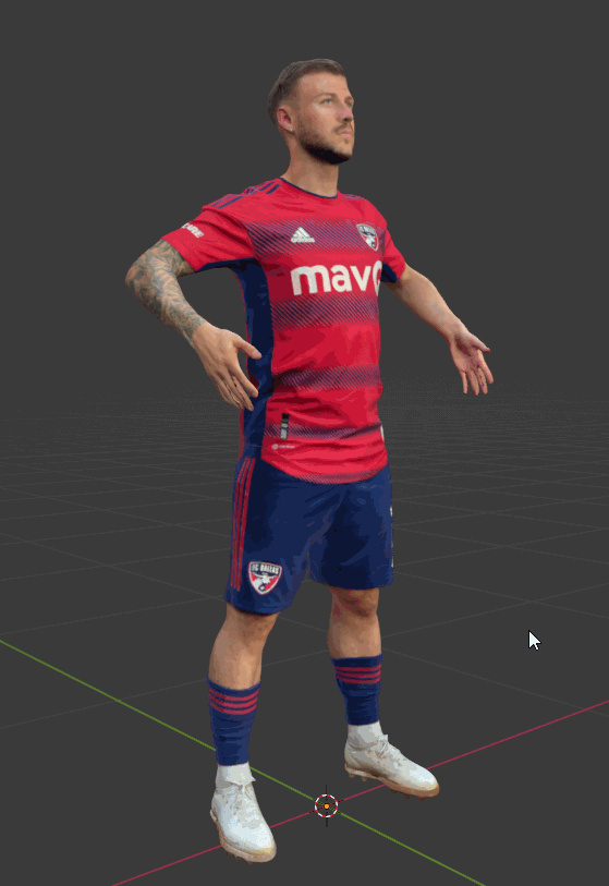 FC Dallas “Get In The Game” XR Avatar 360 3D Volumetric Scanner Fan Experience by Dan Ferguson