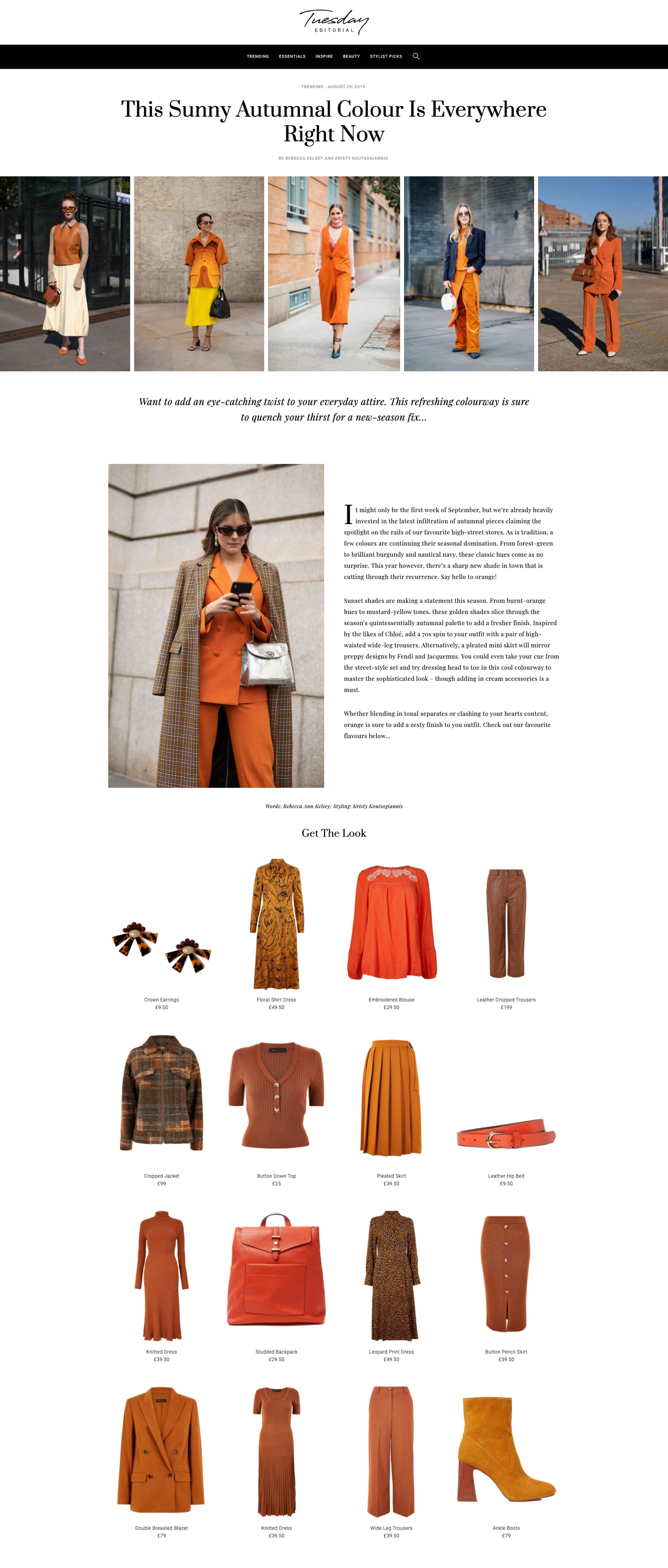 Try Tuesday Editorial by Rebecca Kelsey