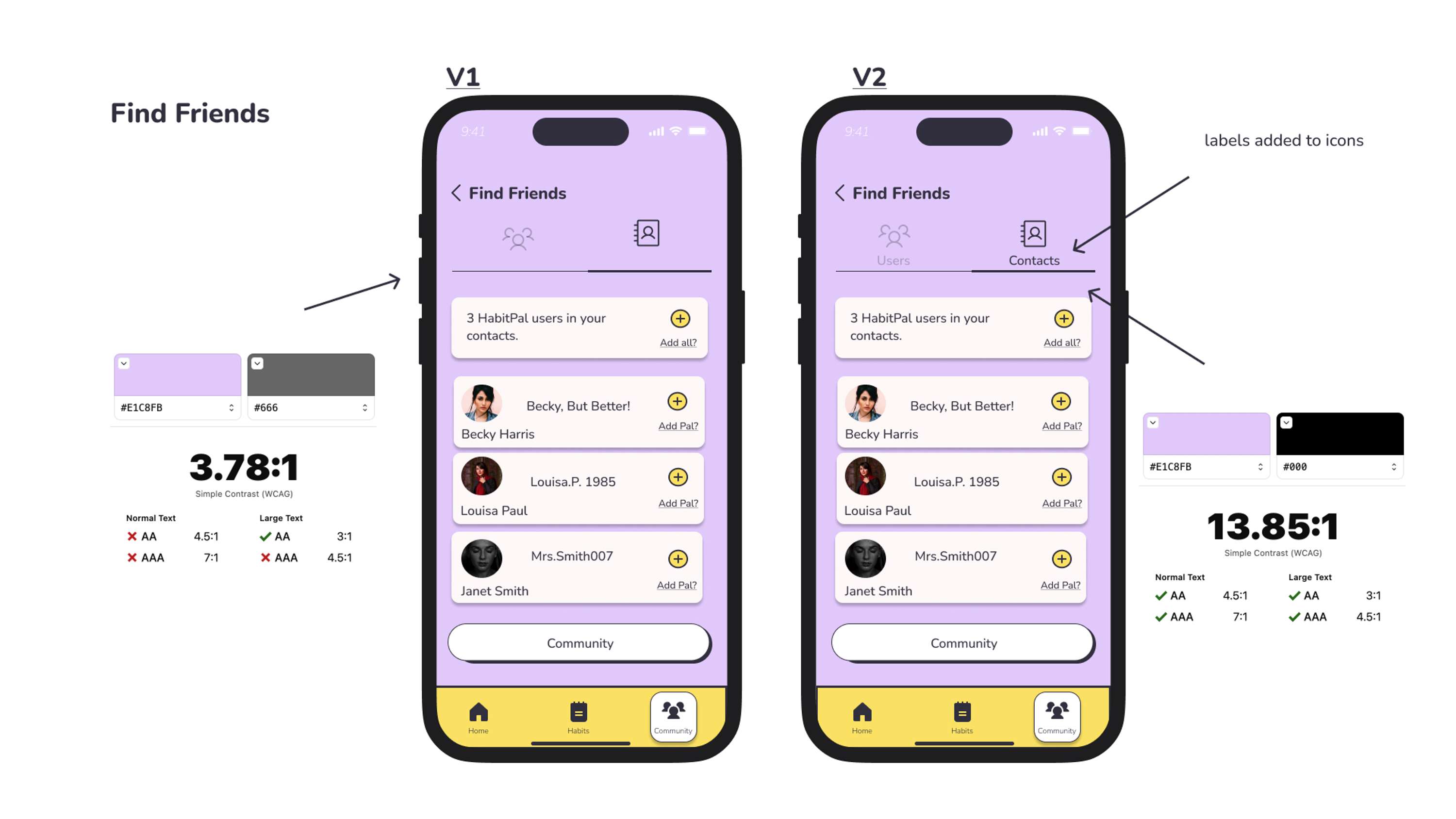 UX/ UI case study - HabitPal by hannah wynne