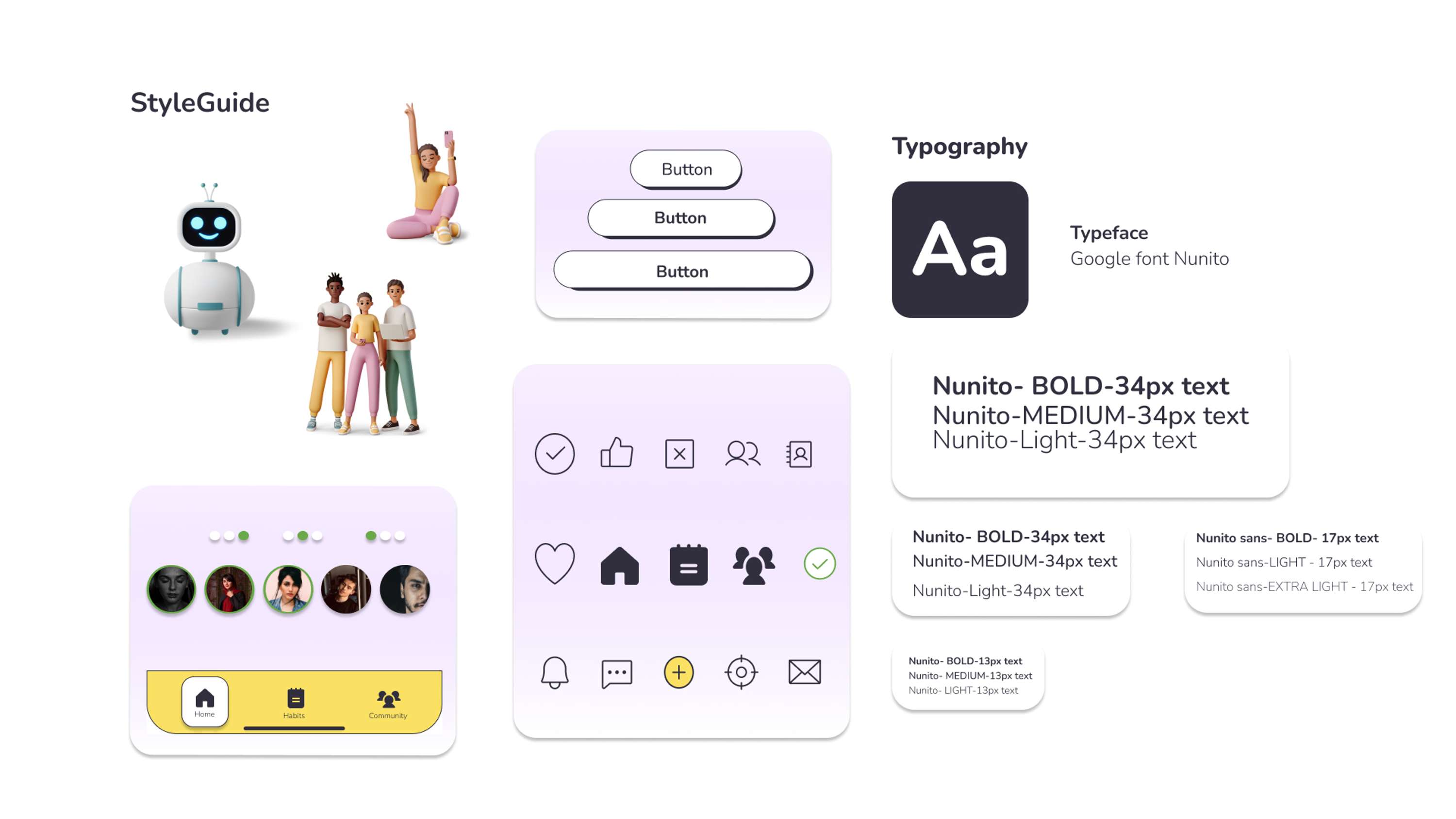 UX/ UI case study - HabitPal by hannah wynne