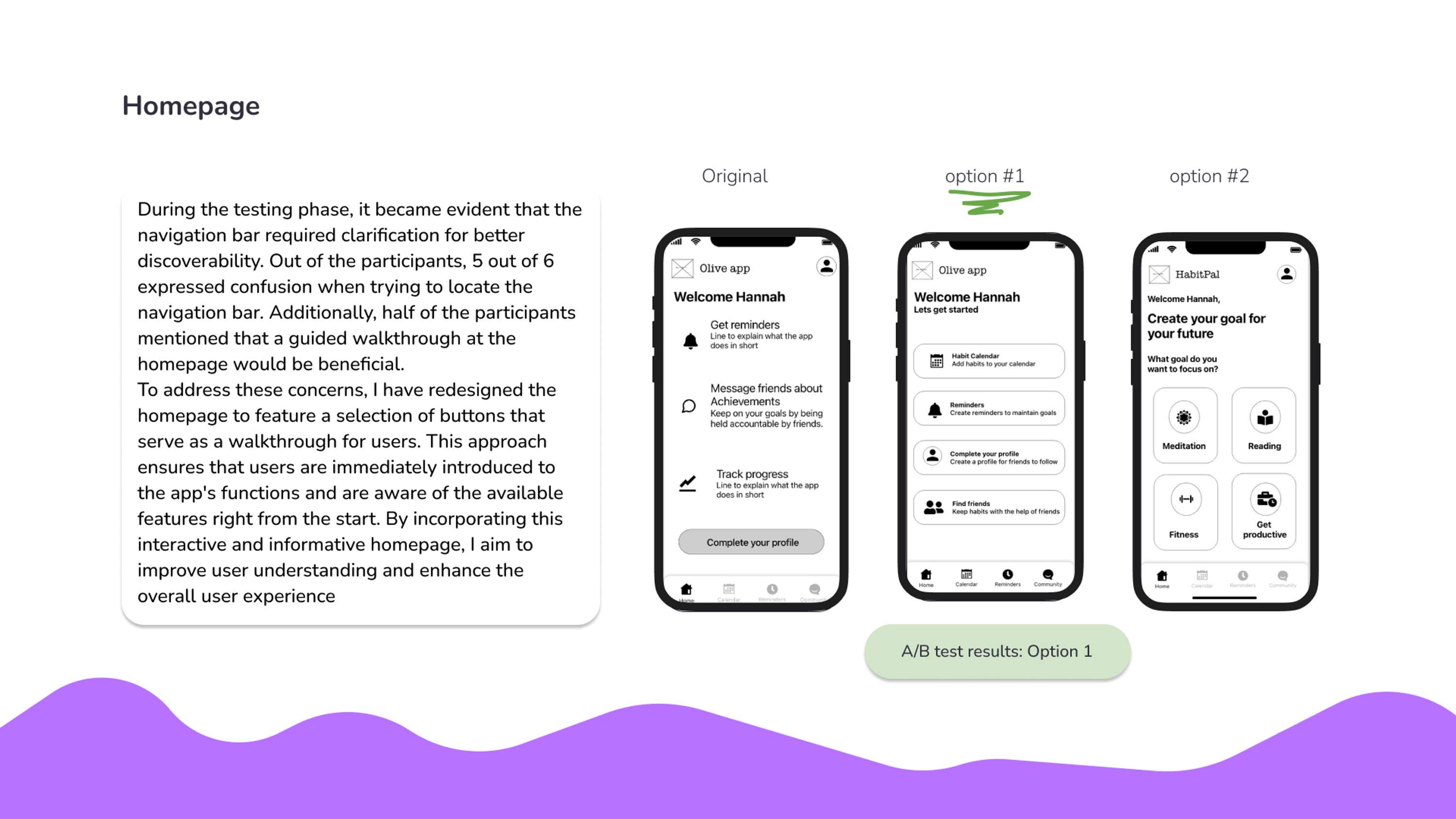 UX/ UI case study - HabitPal by hannah wynne