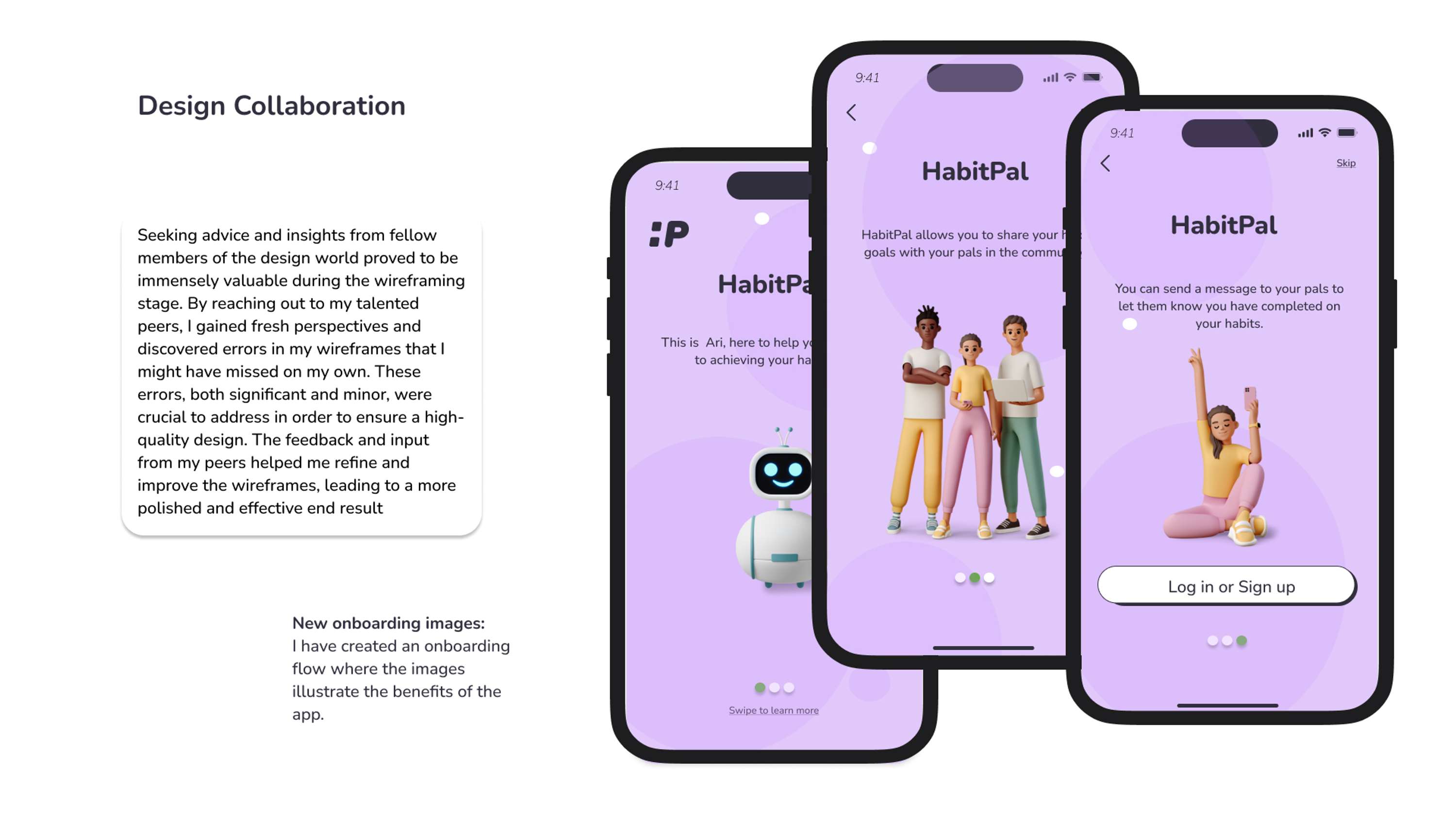 UX/ UI case study - HabitPal by hannah wynne