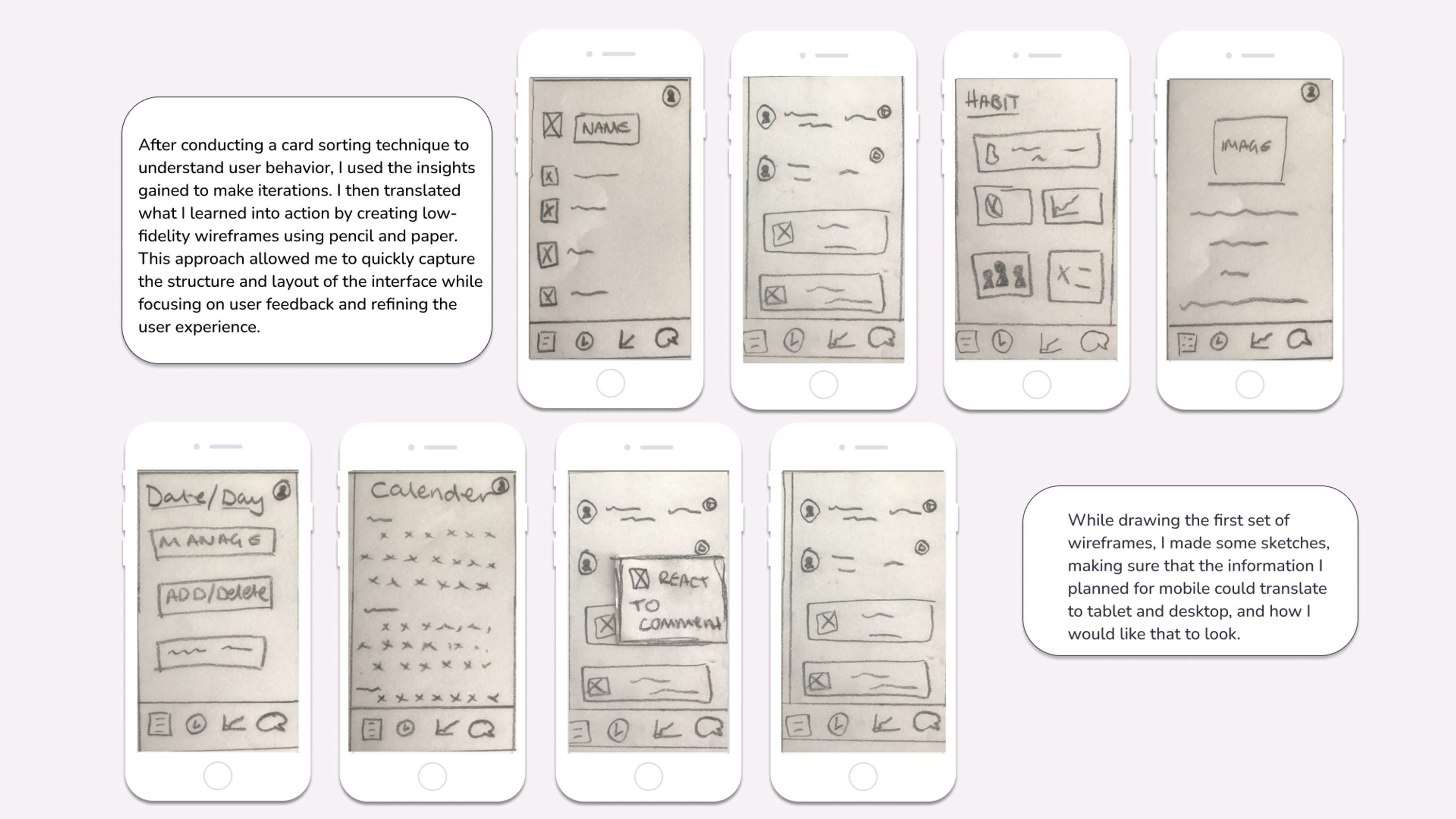 UX/ UI case study - HabitPal by hannah wynne
