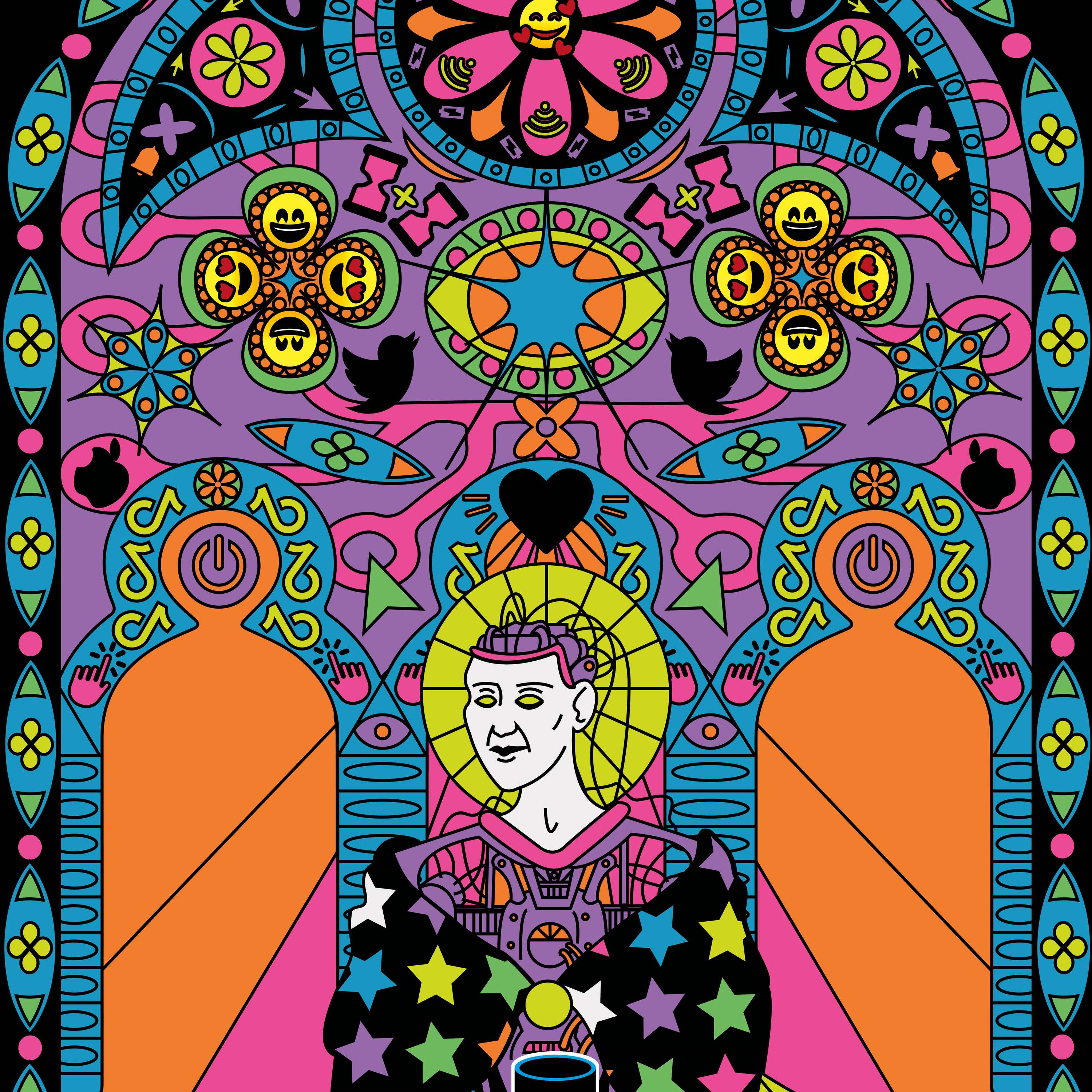 University Project-  Frankenstein inspired mural design by Jamie Haigh