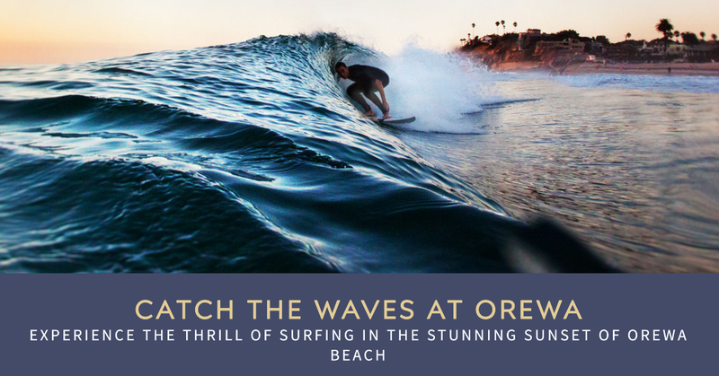 Surfing at Orewa Beach is a must-do for people who love water sports. by Orewa Surf Lessons