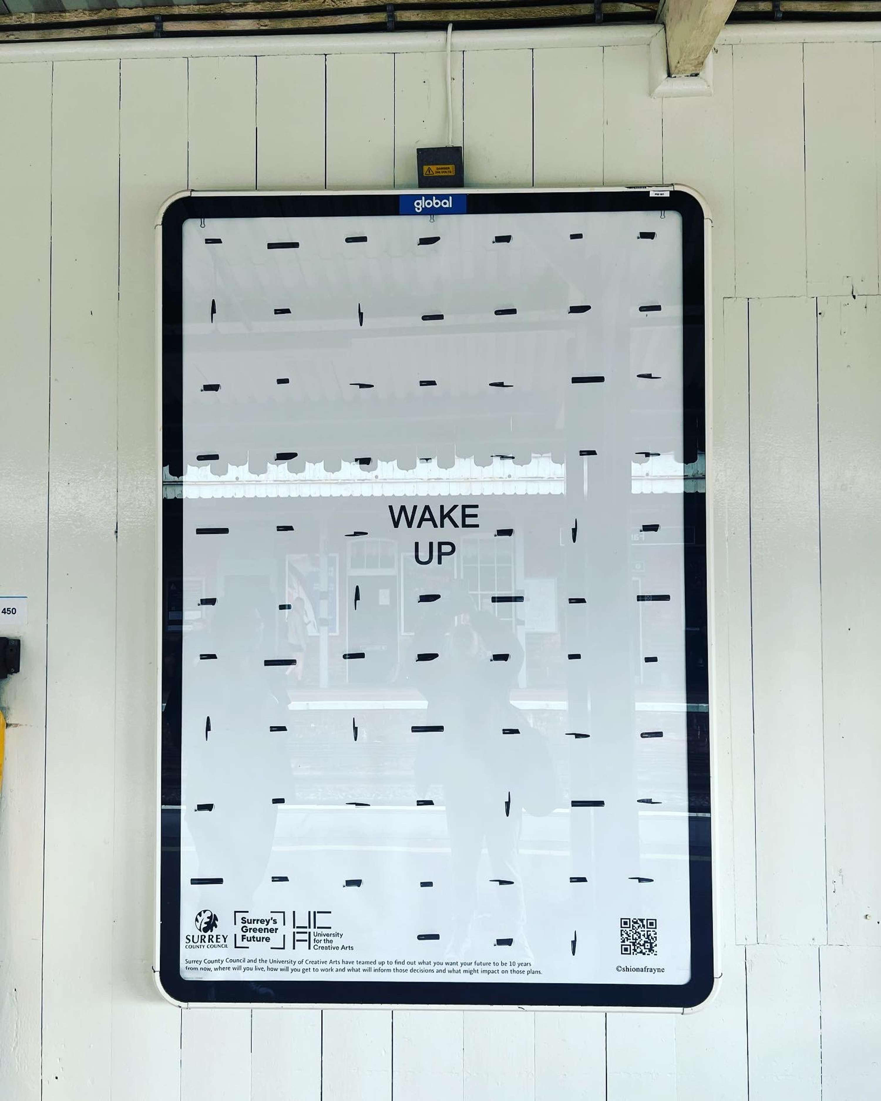 WAKE UP BILLBOARD by Shiona Frayne