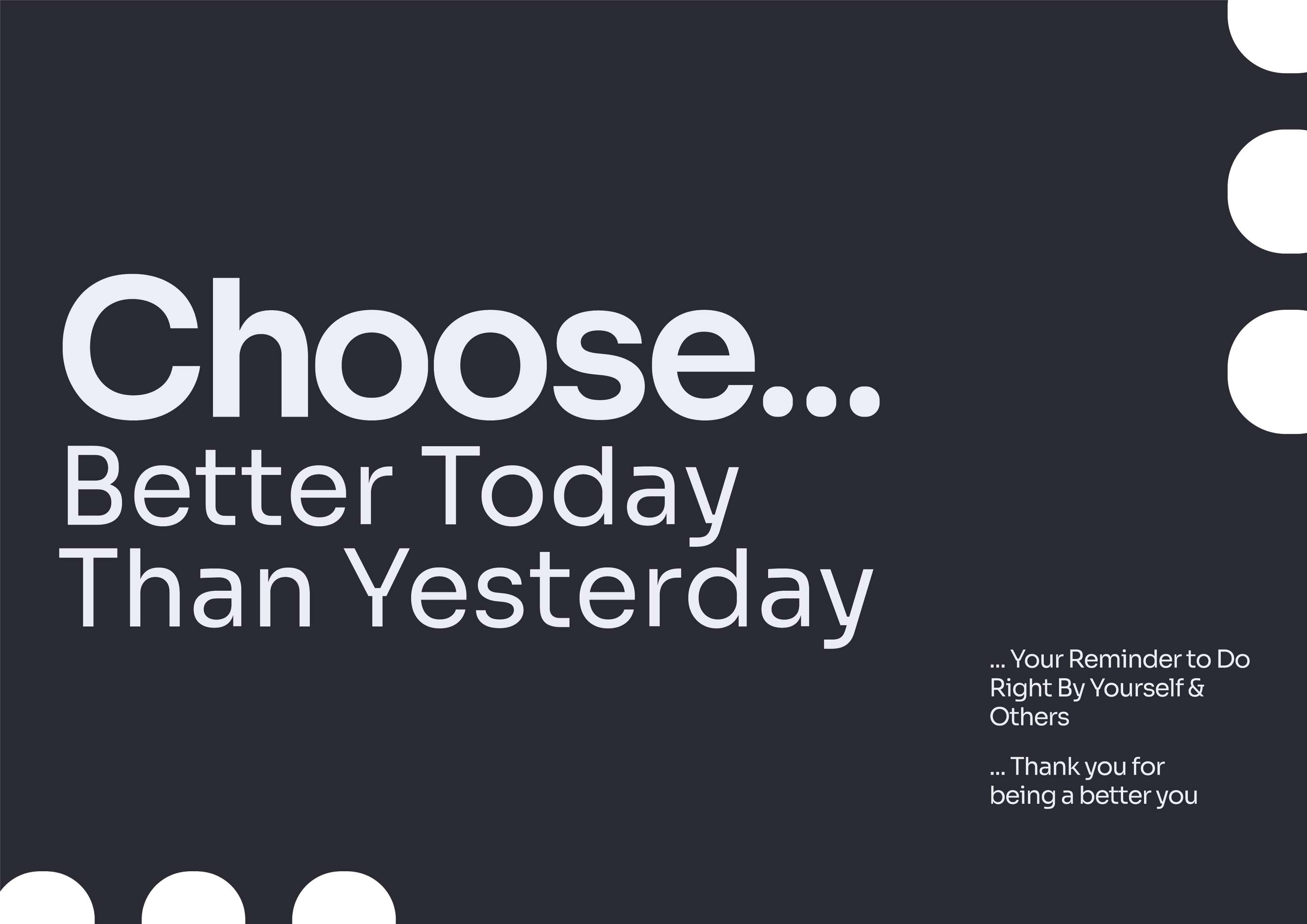 Choose... Social Issue Campaign by Ayanna Sankara