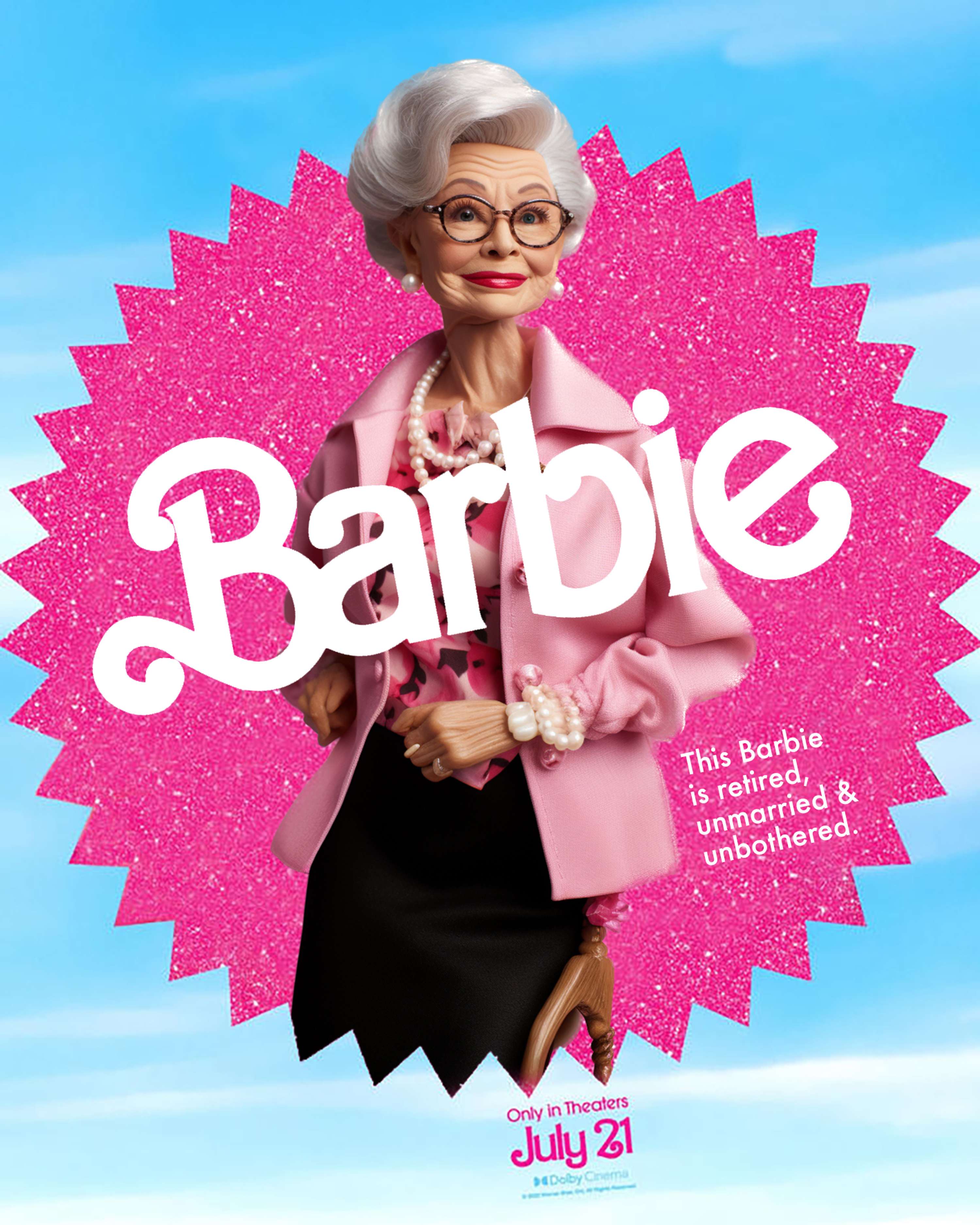 'The Real Barbie' - age 85, made with AI by Mickey Shu-Ting Chan