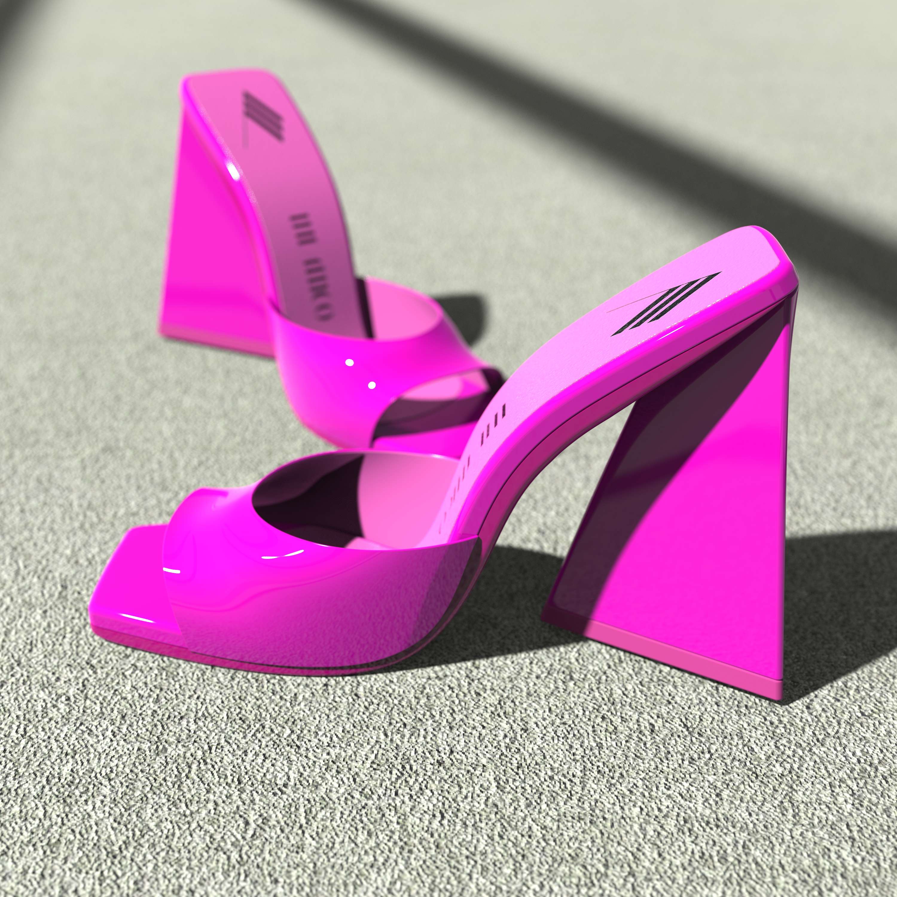 The Attico Devon Pump - Digital Visualization by Sabrina Facchetti