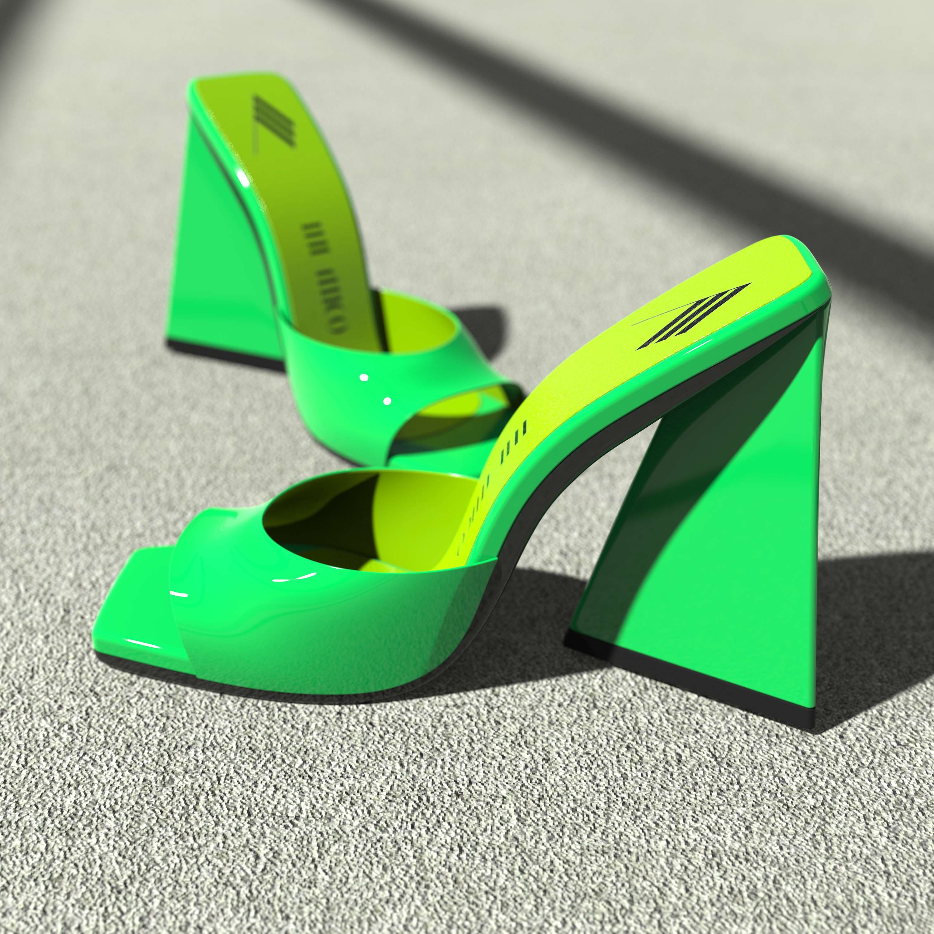 The Attico Devon Pump - Digital Visualization by Sabrina Facchetti